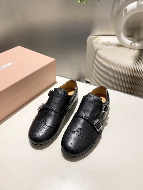 Miu Miu Monk Leather Shoes: Baroque Carvings, Comfortable, and Stylish 1 Miu Miu Monk Leather Shoes: Baroque Carvings, Comfortable, and Stylish