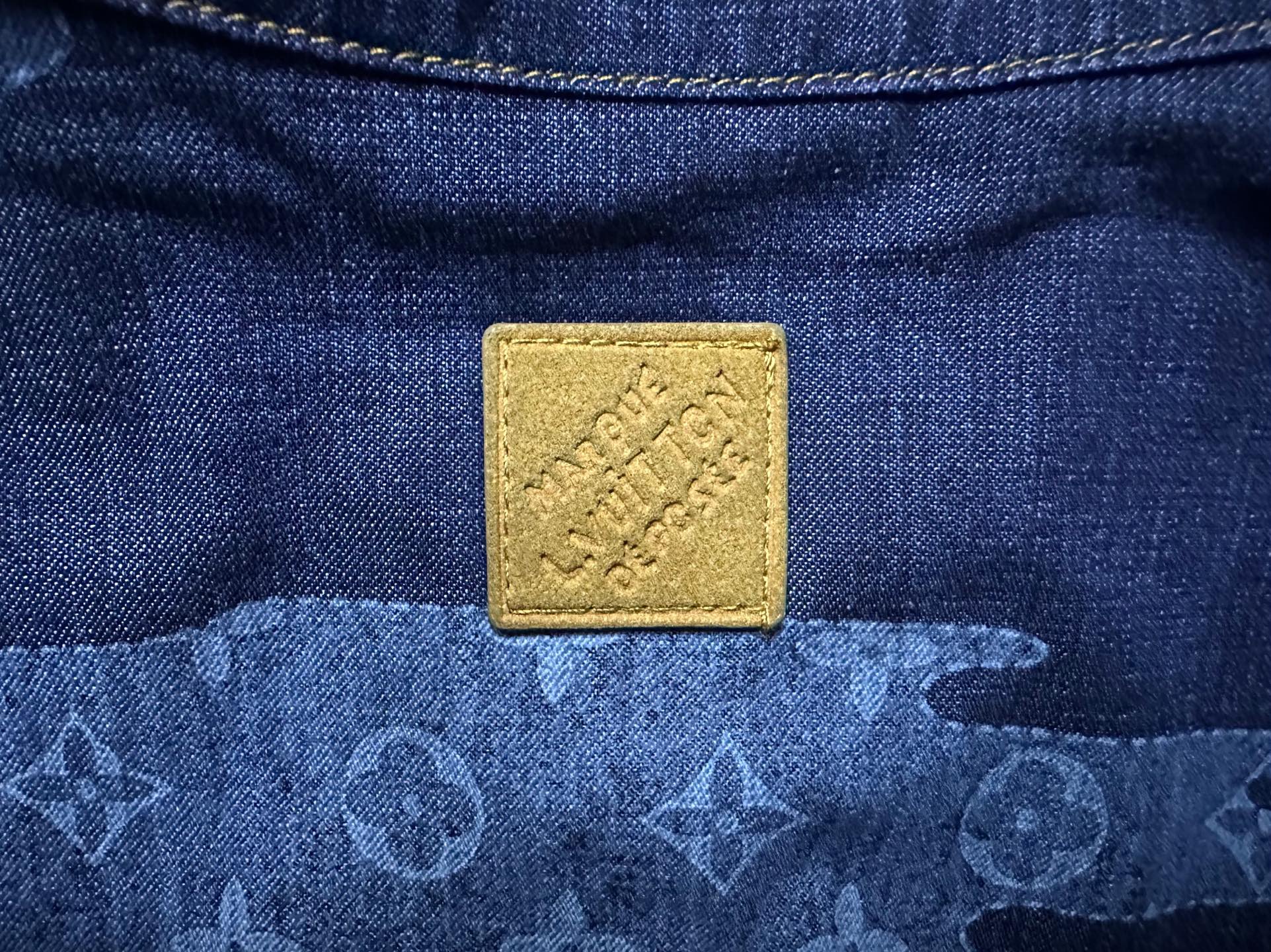 Louis Vuitton LOUIS VUITTON 25SS LV短袖青年布衬衫