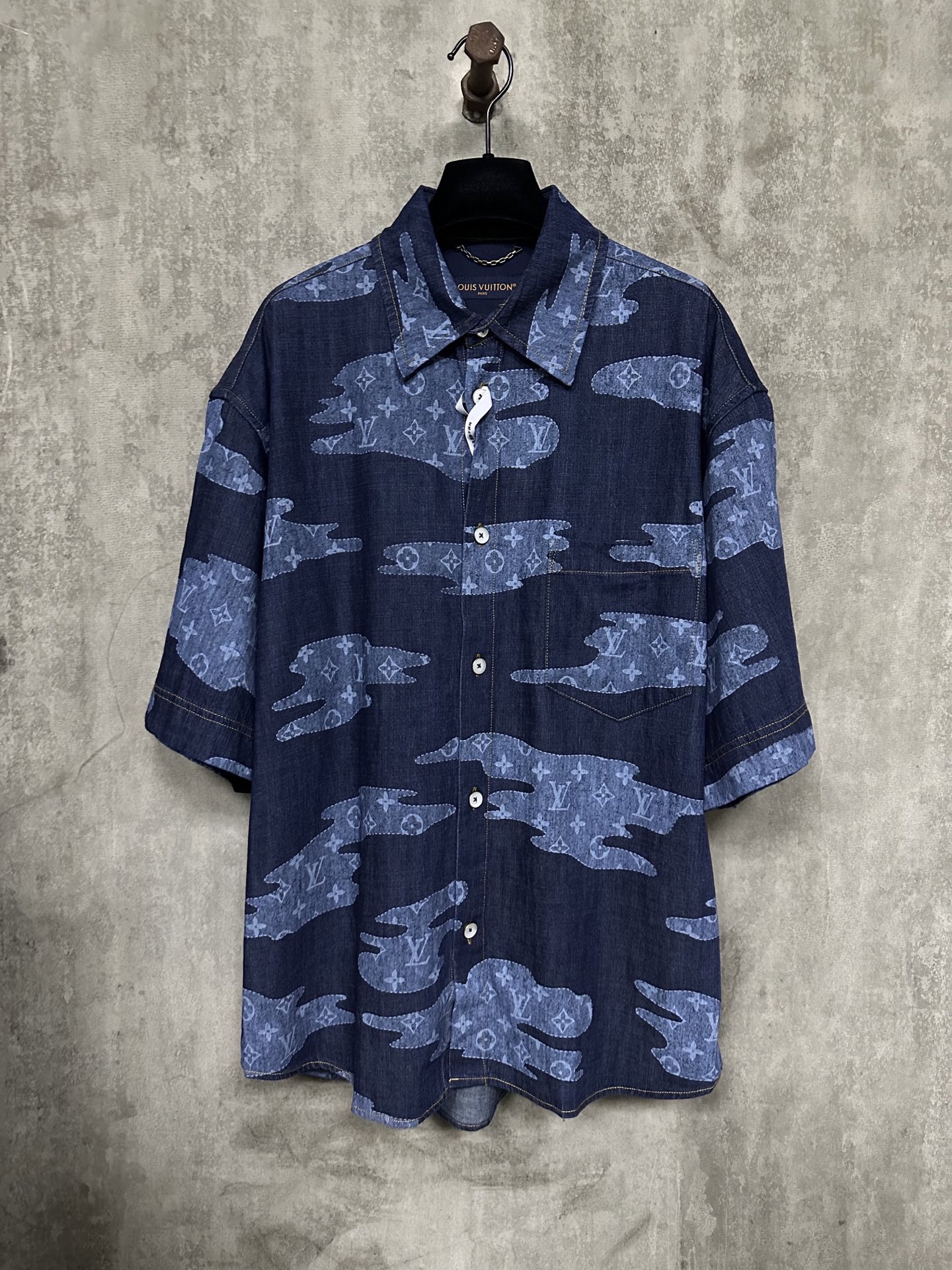 Louis Vuitton LOUIS VUITTON 25SS LV短袖青年布衬衫
