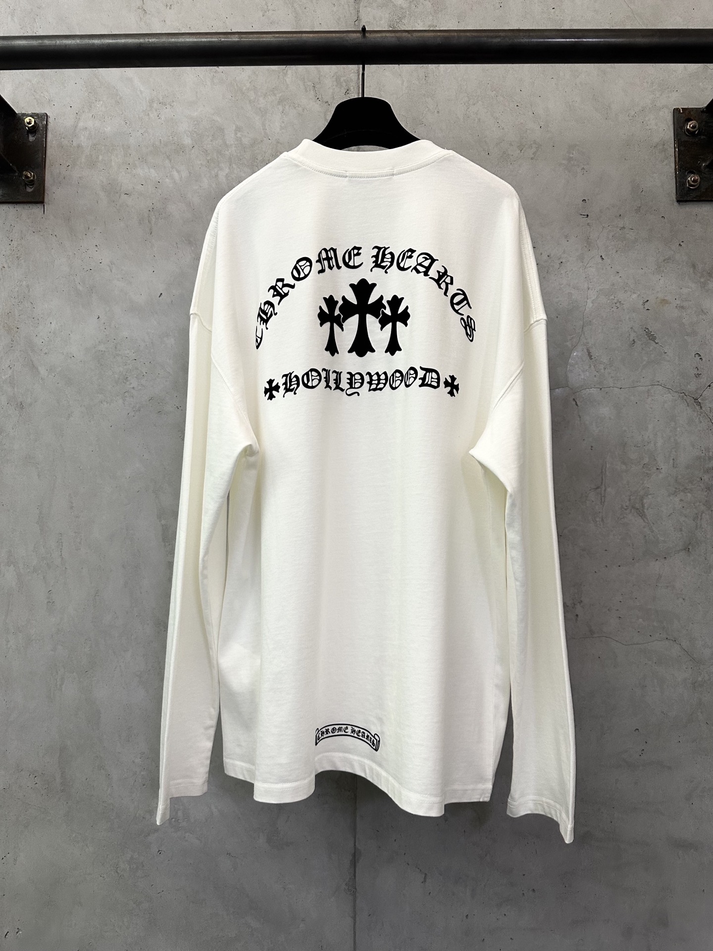 Chrome Hearts 25ss Logo Long Sleeve T-Shirt, Cotton, Unisex 2 i1758109149192 6934 0 1