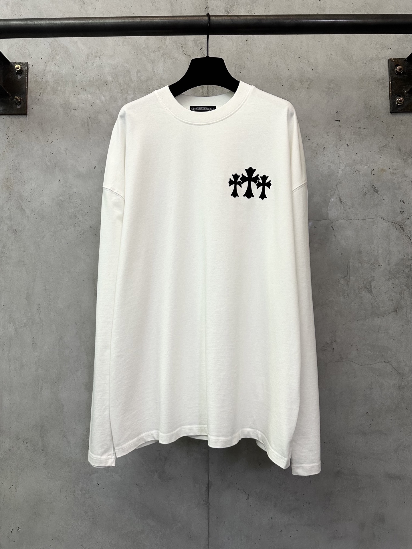Chrome Hearts 25ss Logo Long Sleeve T-Shirt, Cotton, Unisex