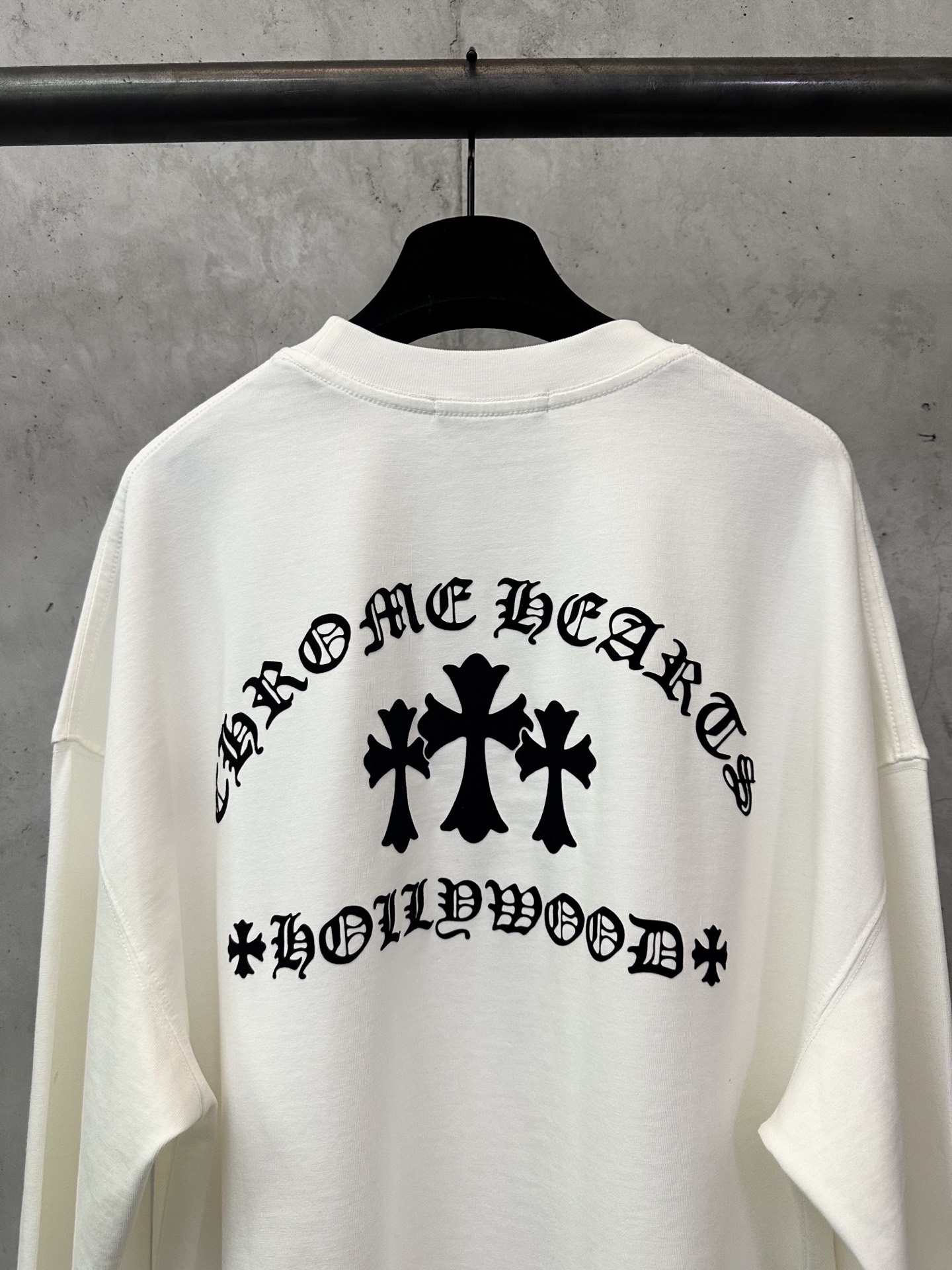 Chrome Hearts 25ss Logo Long Sleeve T-Shirt, Cotton, Unisex 5 i1758109155586 6752 0 4