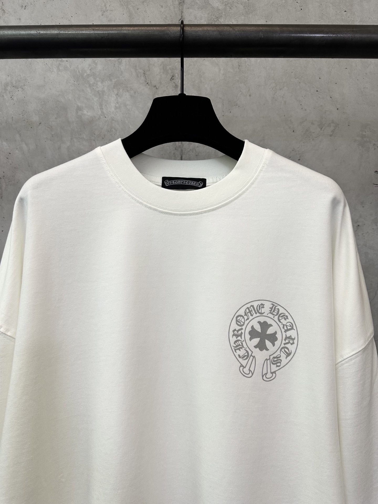 Chrome Hearts 25SS Classic Sanskrit Grey Letter Long Sleeve T-Shirt 3 i1758204819130 1041 0 2