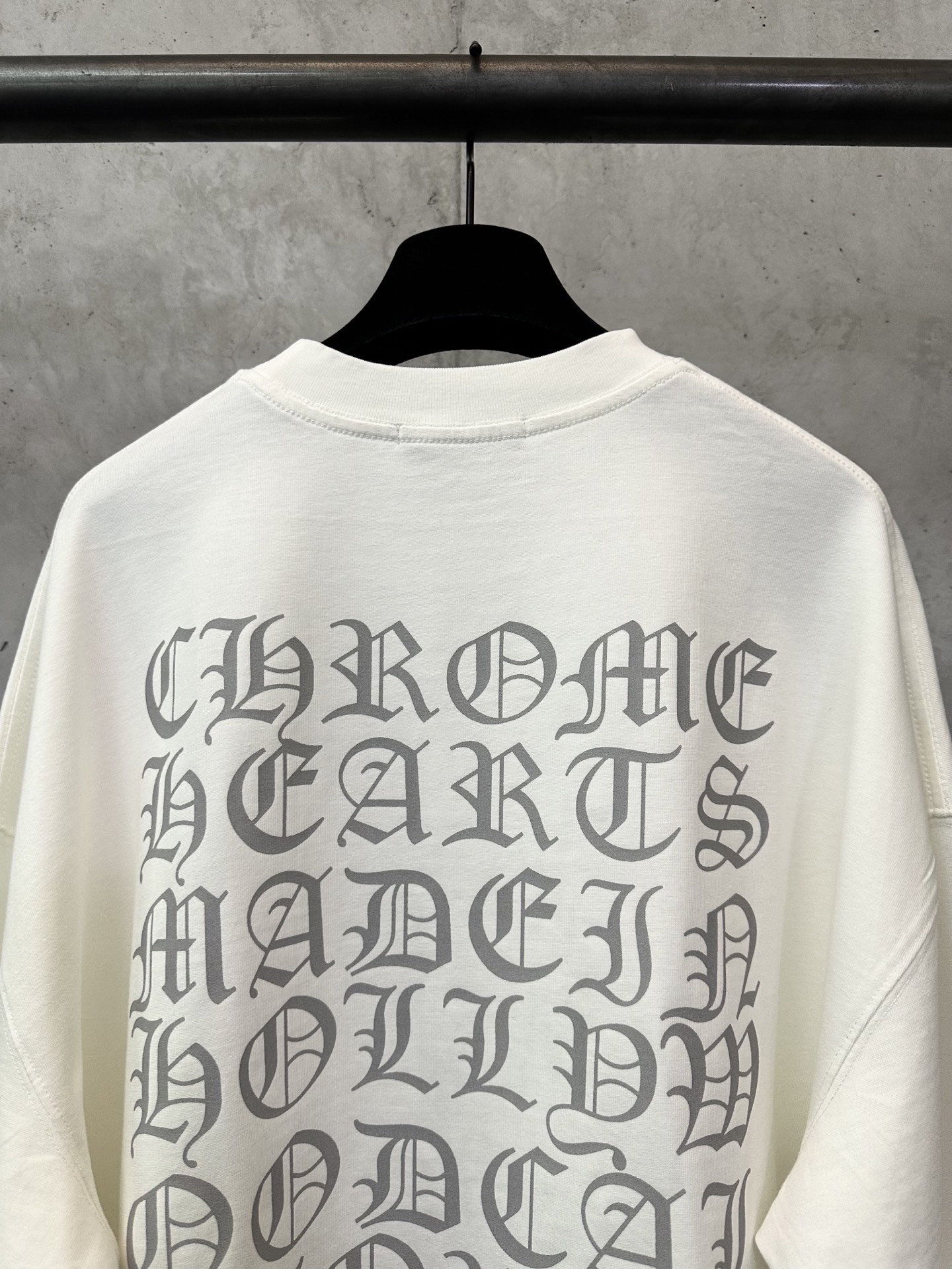 Chrome Hearts 25SS Classic Sanskrit Grey Letter Long Sleeve T-Shirt 5 i1758204821417 2069 0 4