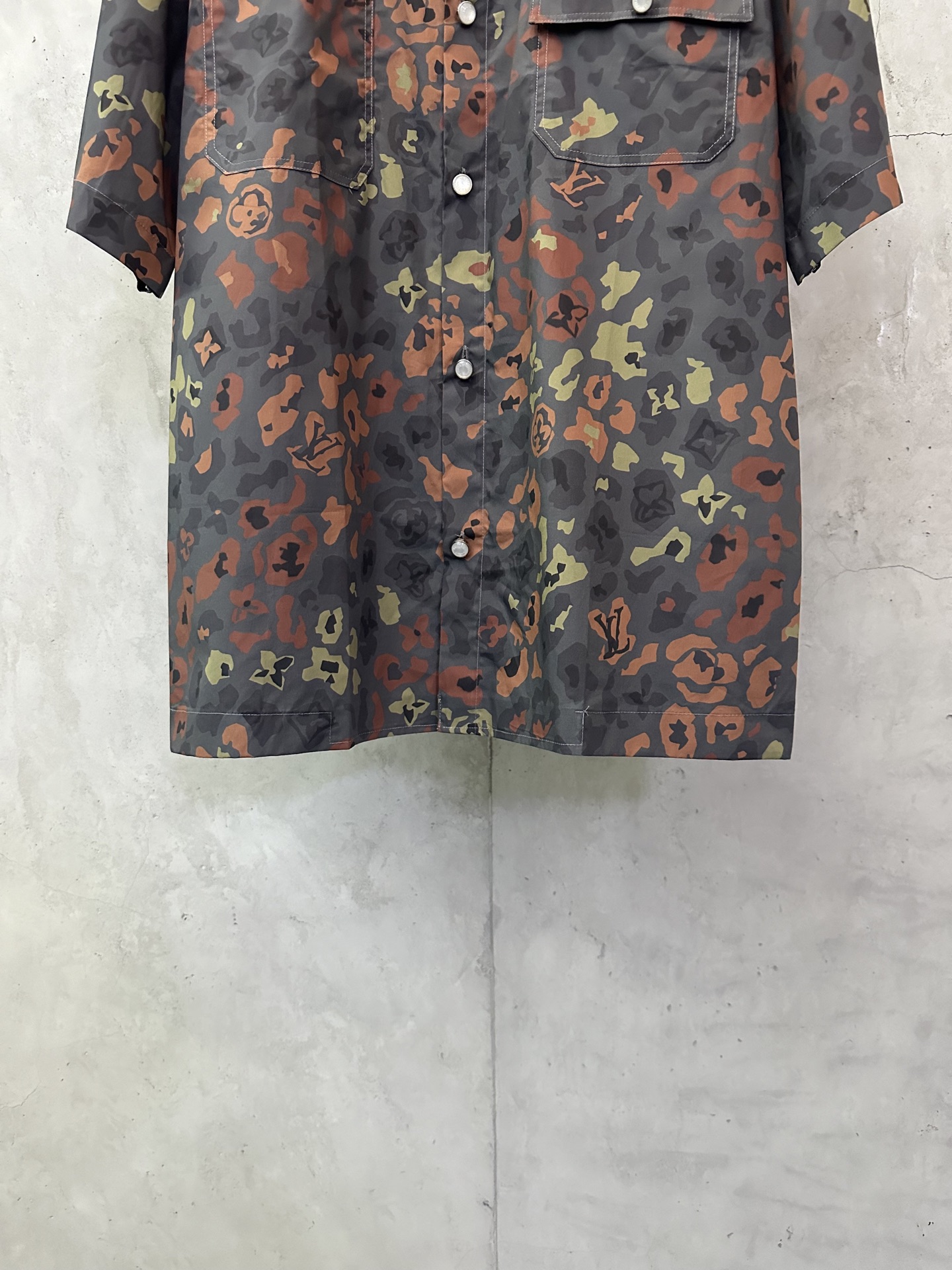 Louis Vuitton LOUIS VUITTON 25SS LV印花短袖工装衬衫