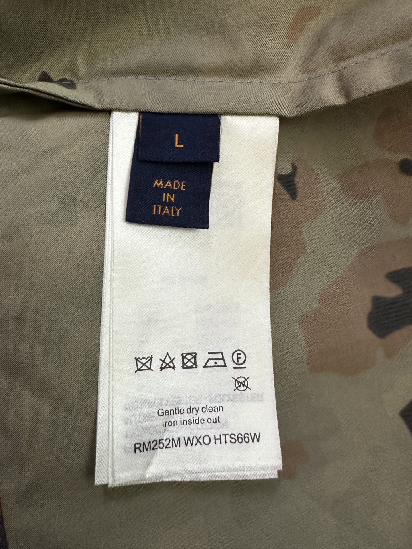 Louis Vuitton LOUIS VUITTON 25SS LV印花短袖工装衬衫