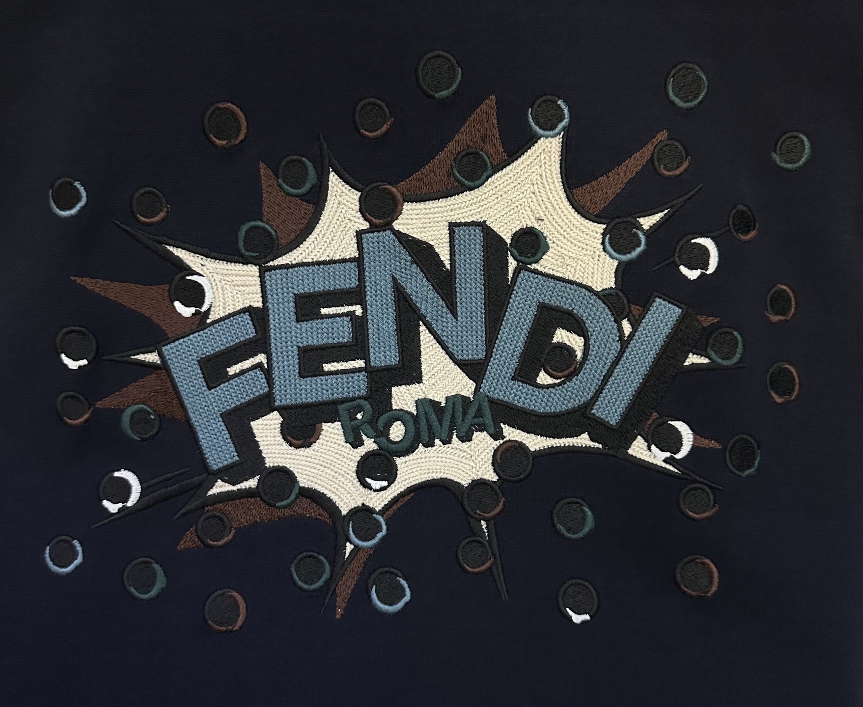 Fendi FENDI 芬迪 ss26刺绣标识套头短袖