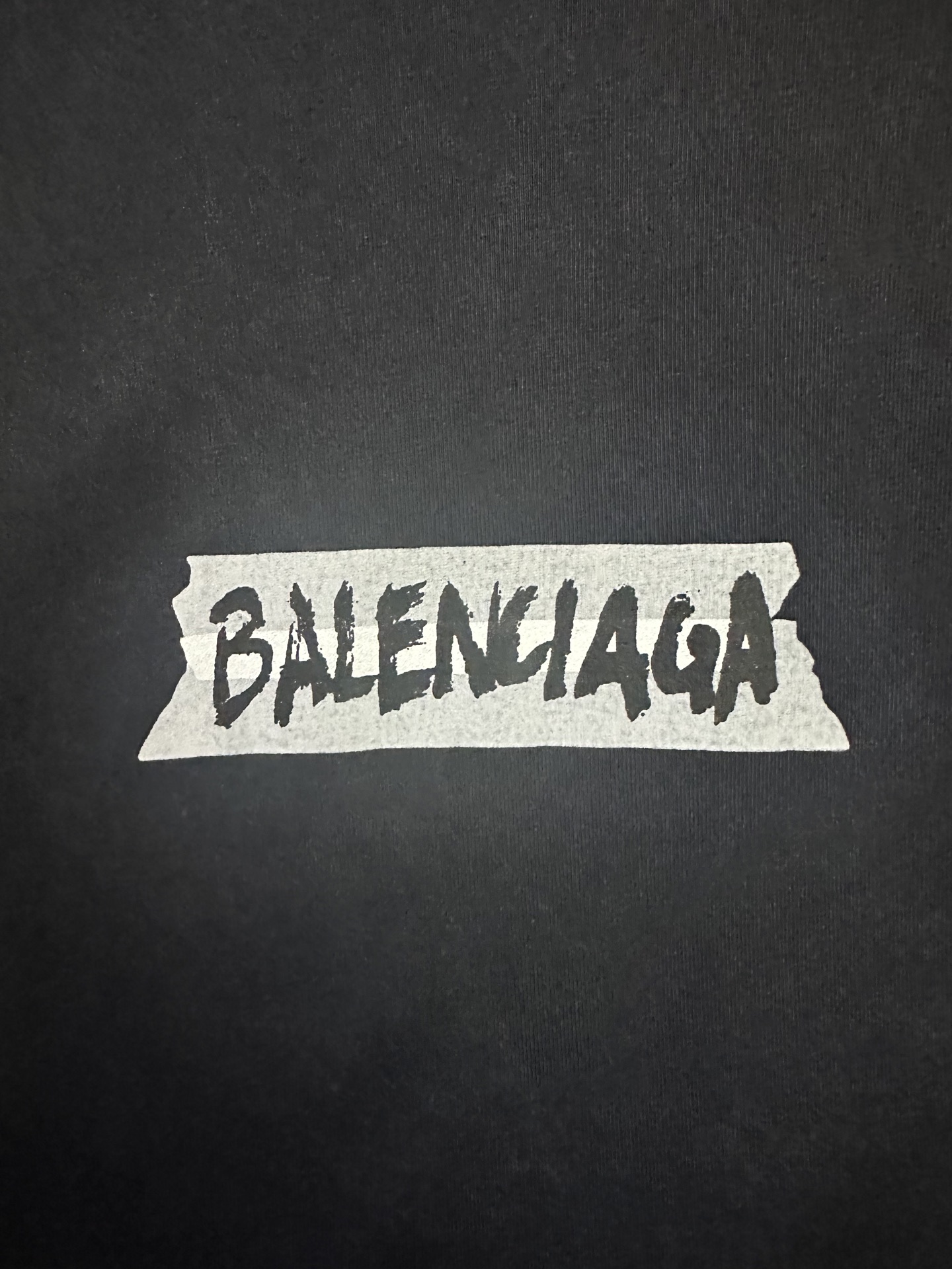 Balenciaga Balenciaga 巴黎世家 25ss 白胶带字母logo短袖T恤