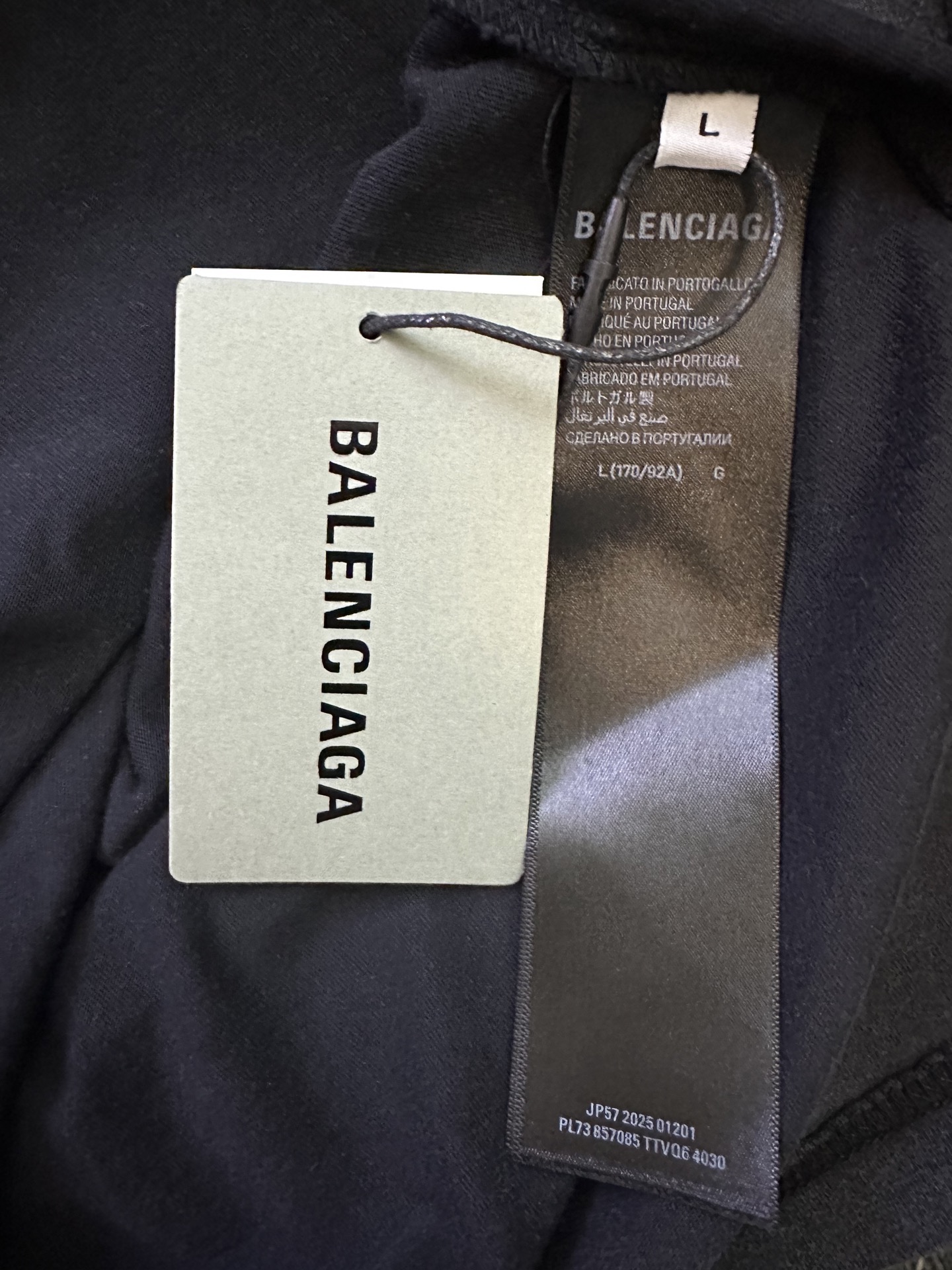 Balenciaga Balenciaga 巴黎世家 25ss 3B提花串标短袖T恤