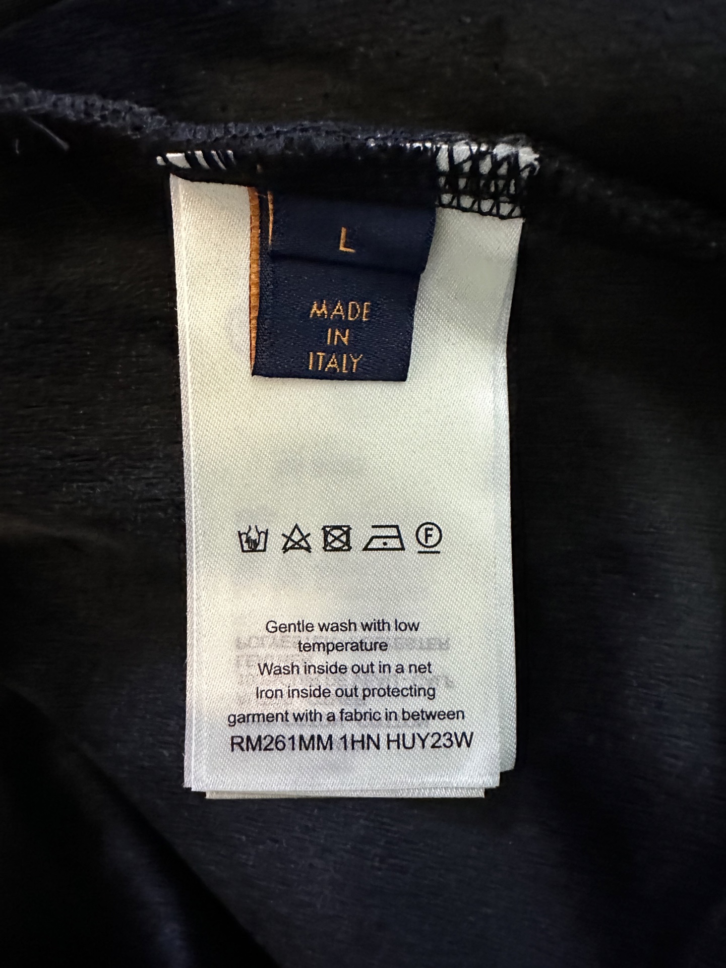 Louis Vuitton LOUIS VUITTON 26SS LV圆领进口刺绣长袖针织衫