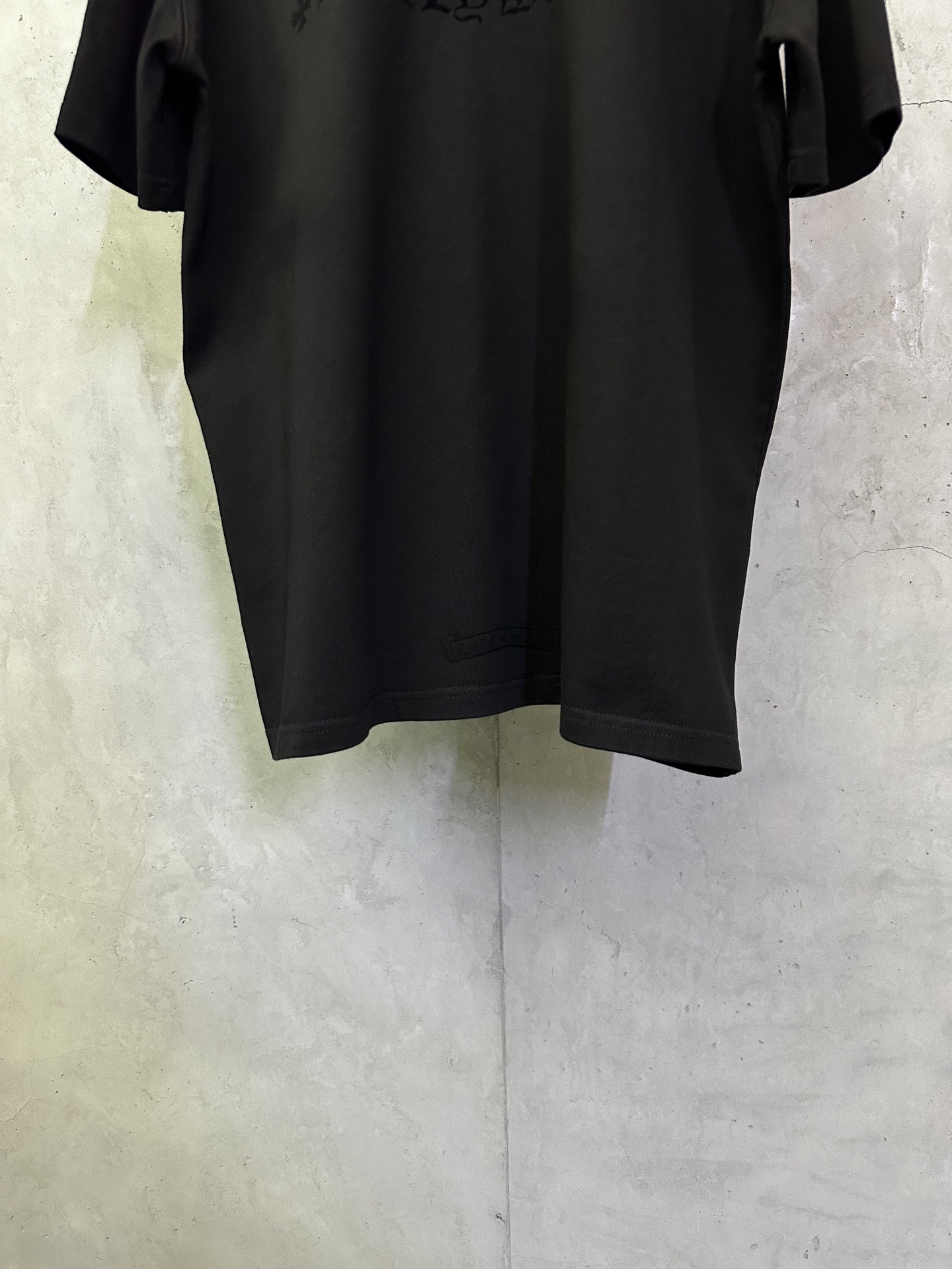 Chrome Hearts Chrome Hearts 克罗心 25ss 十字架植绒印花圆领短袖T恤