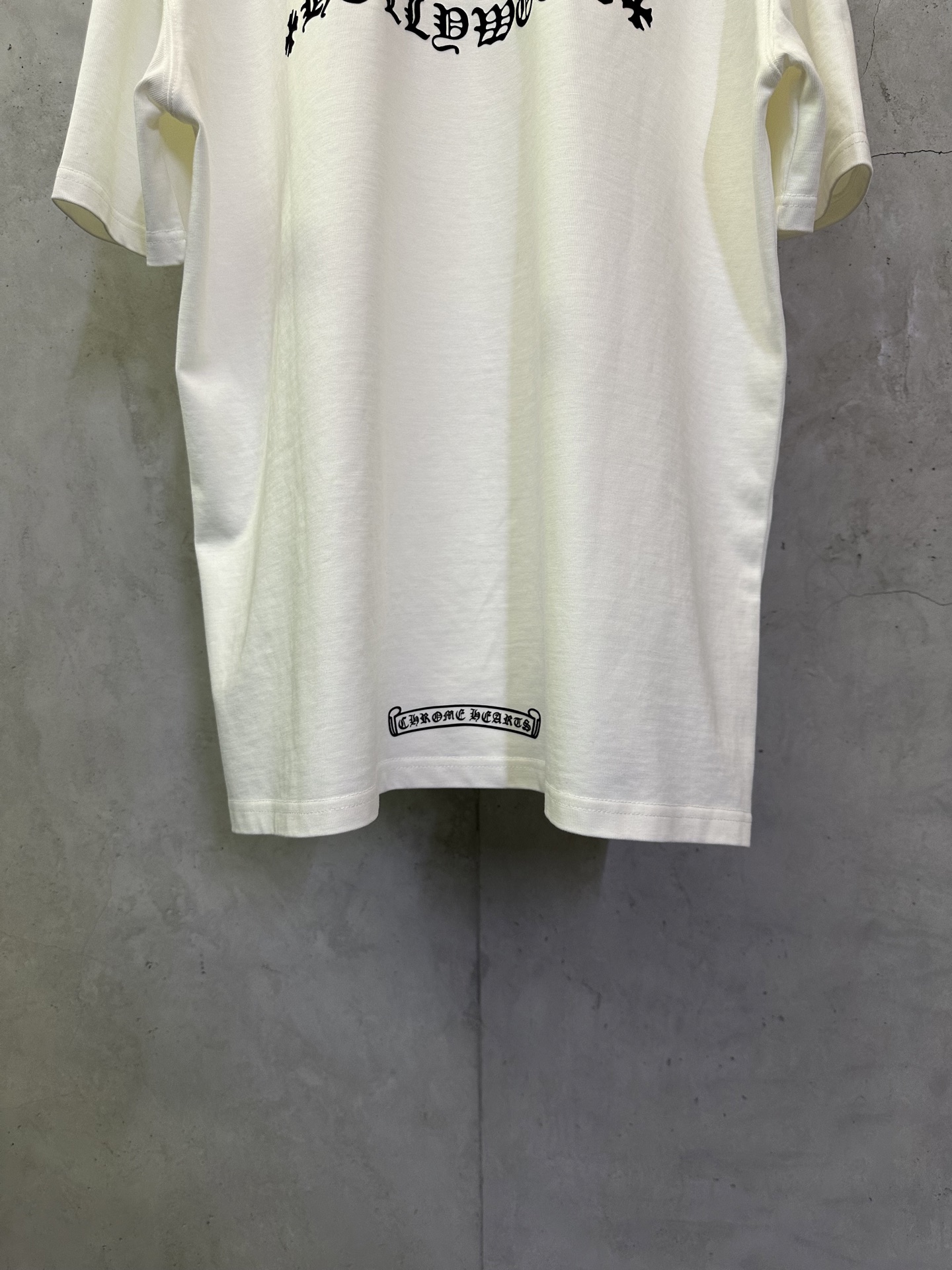 Chrome Hearts Chrome Hearts 克罗心 25ss 十字架植绒印花圆领短袖T恤