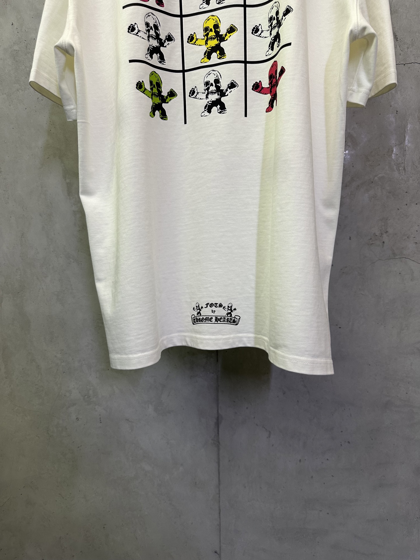 Chrome Hearts Chrome Hearts 克罗心 25ss foti系统黑彩九宫格圆领短袖T恤