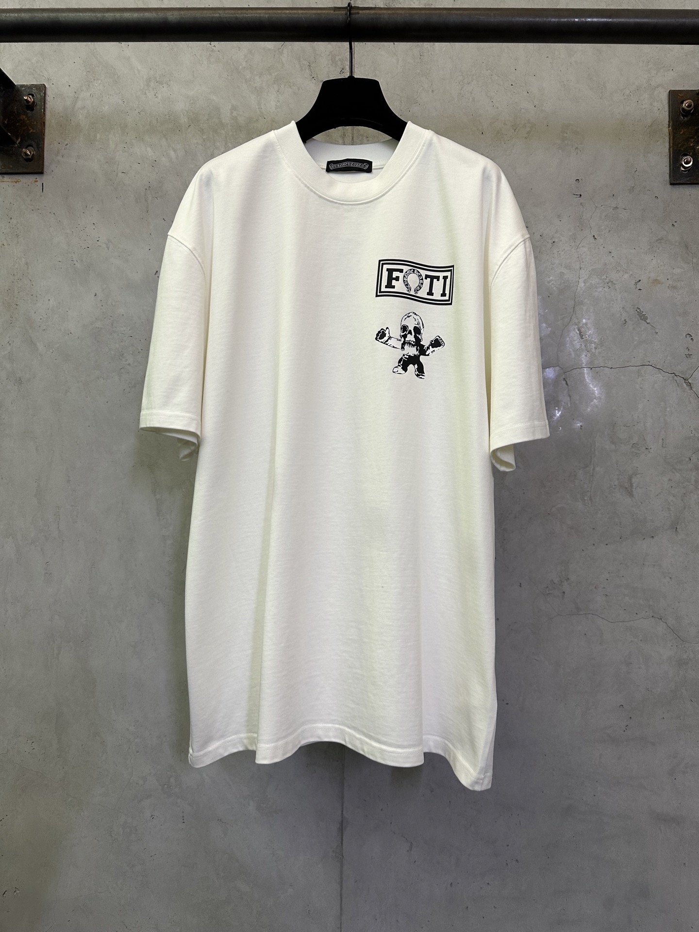 Chrome Hearts Chrome Hearts 克罗心 25ss foti系统黑彩九宫格圆领短袖T恤