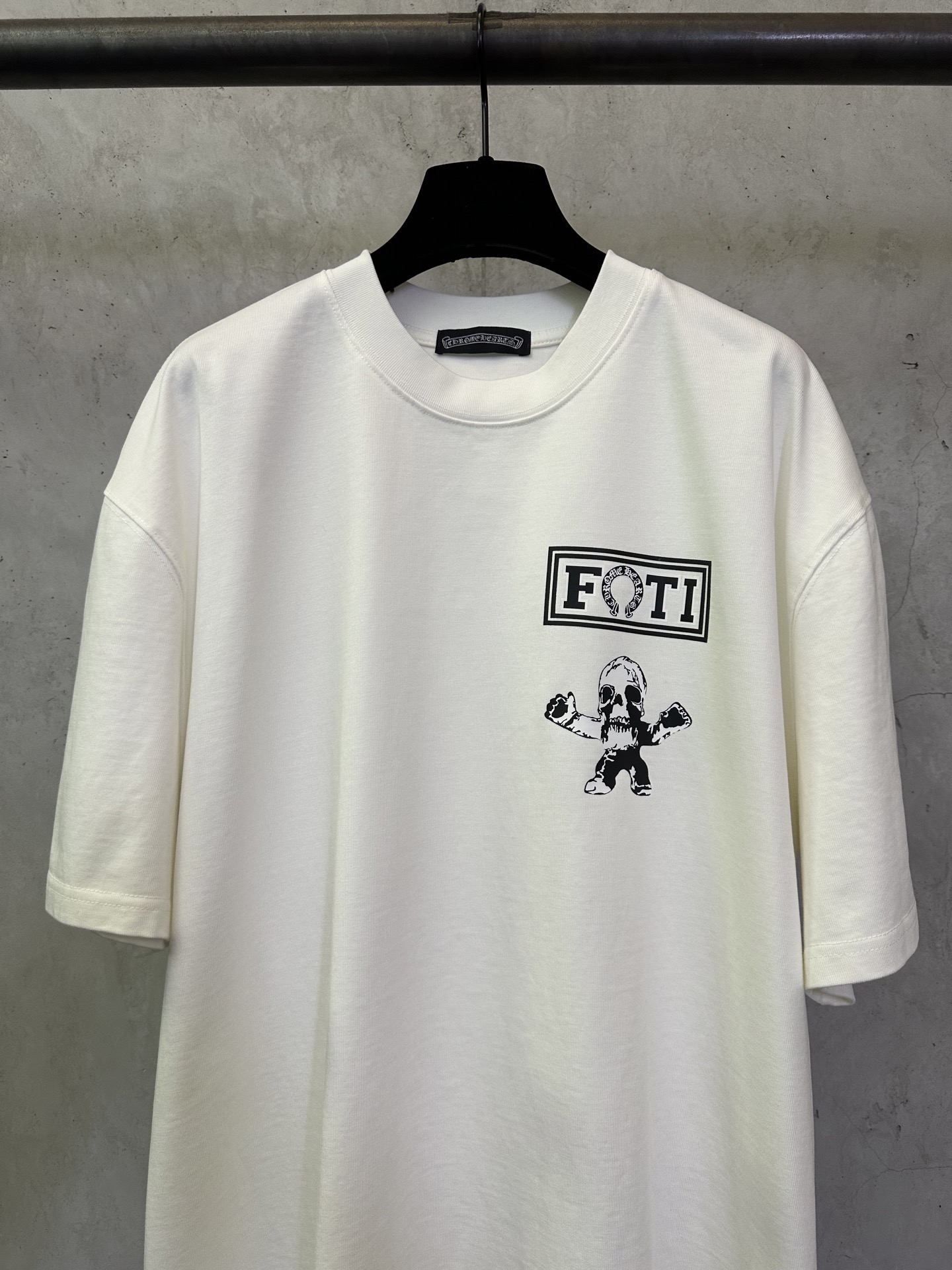 Chrome Hearts Chrome Hearts 克罗心 25ss foti系统黑彩九宫格圆领短袖T恤