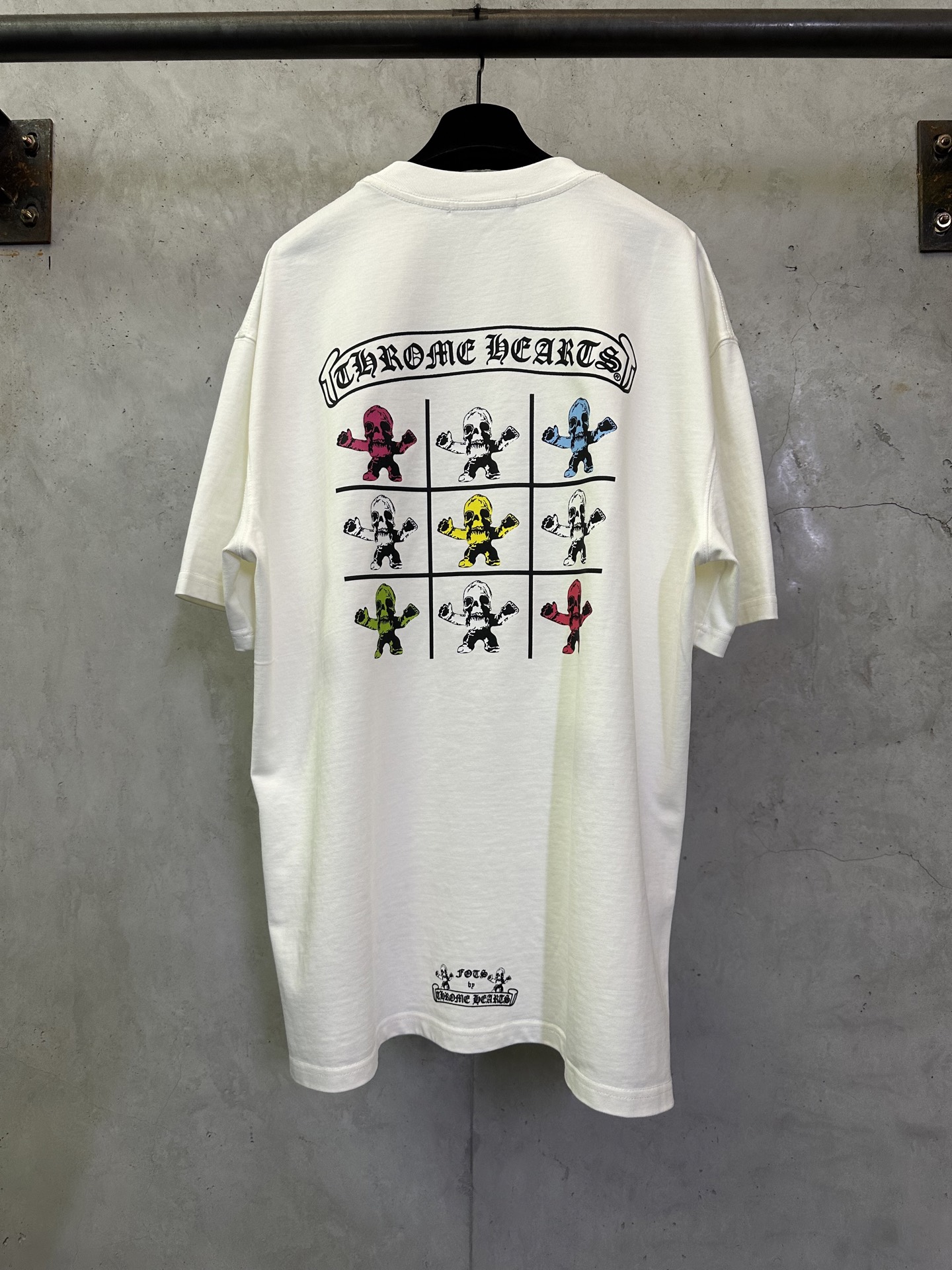 Chrome Hearts Chrome Hearts 克罗心 25ss foti系统黑彩九宫格圆领短袖T恤