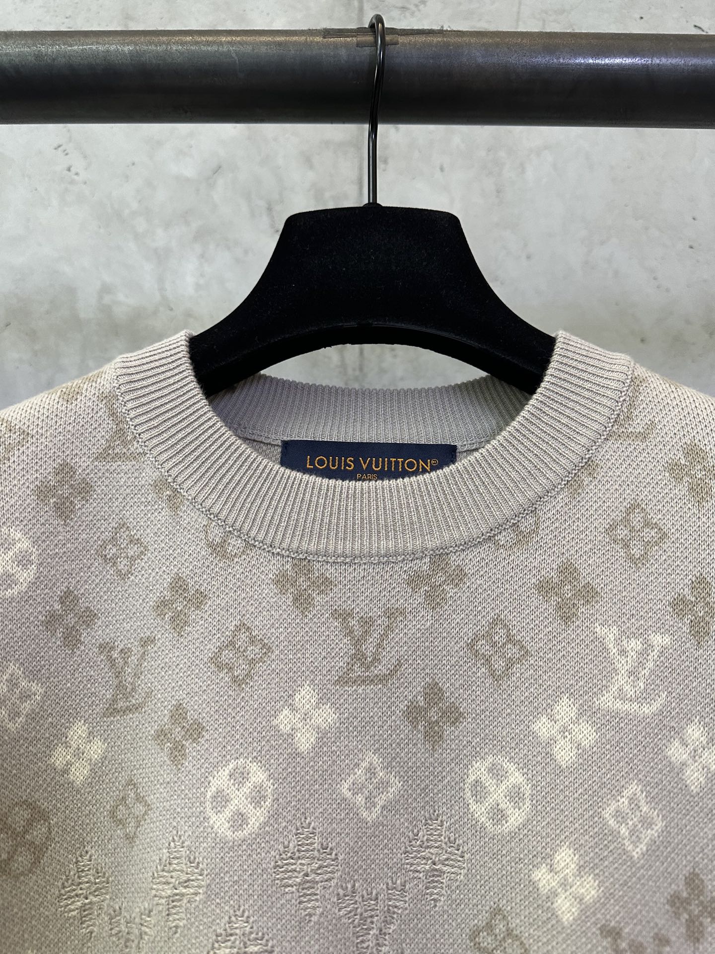 Louis Vuitton LOUIS VUITTON ss26 LV全幅提花针织短袖