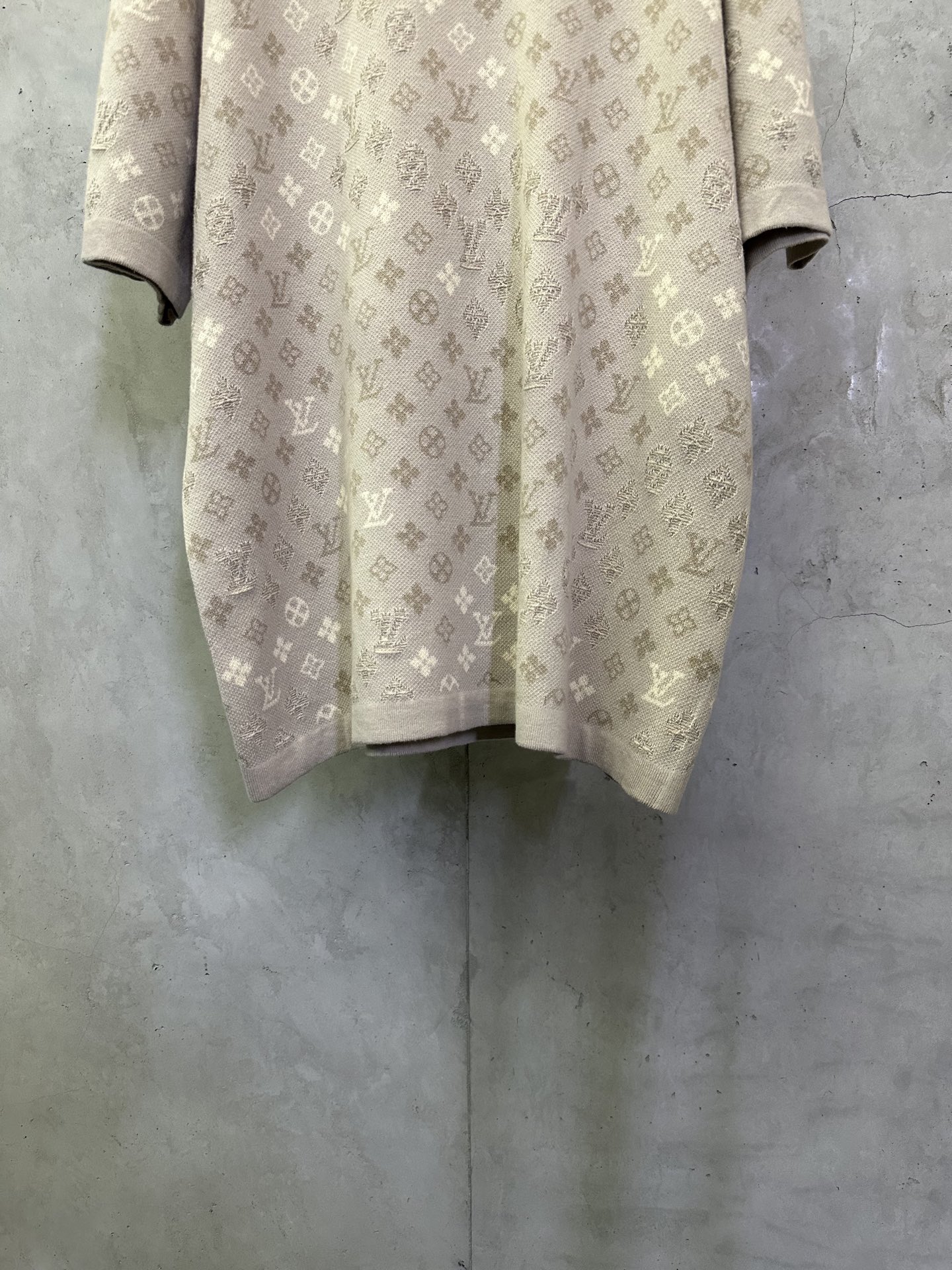 Louis Vuitton LOUIS VUITTON ss26 LV全幅提花针织短袖