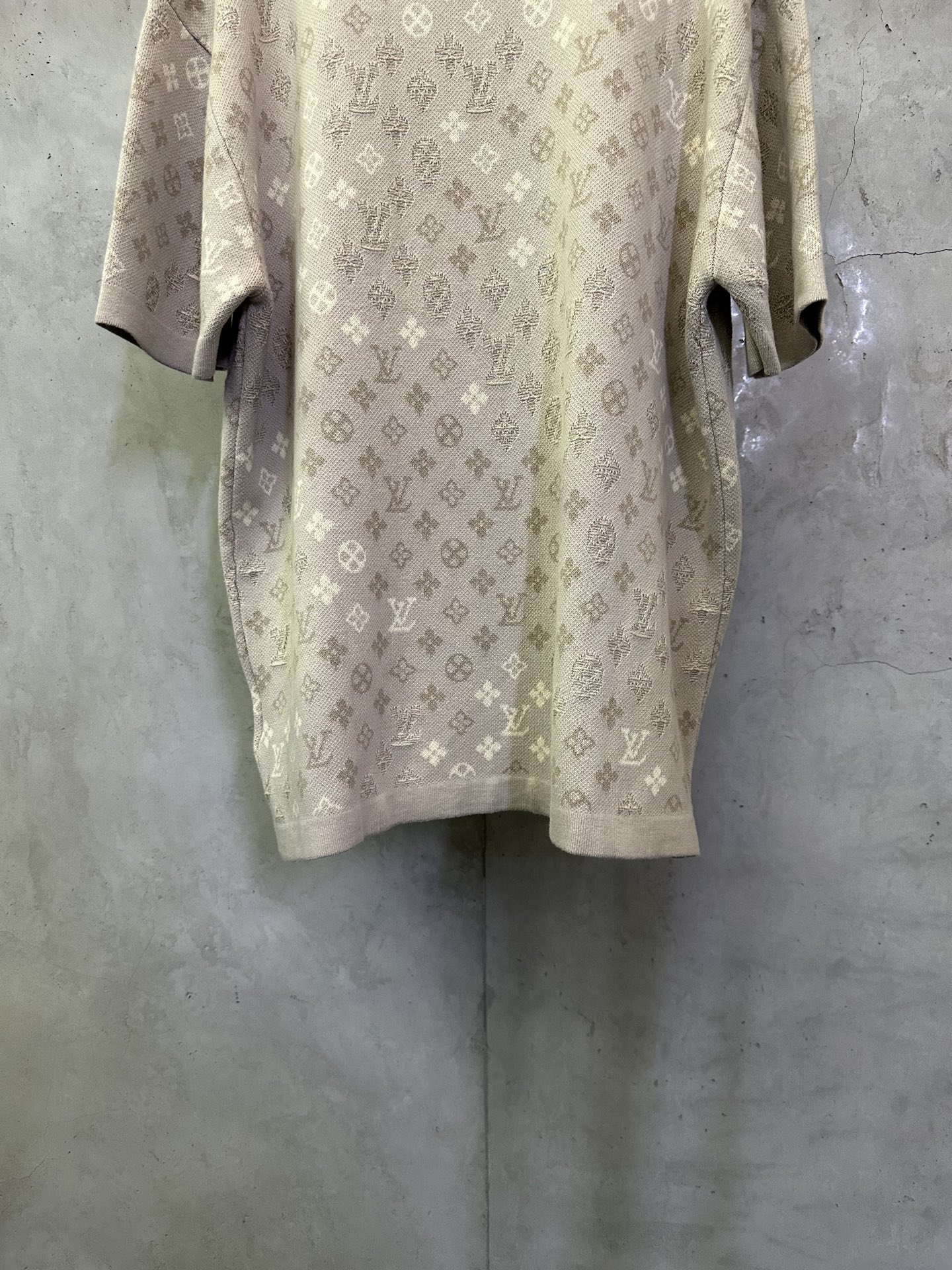 Louis Vuitton LOUIS VUITTON ss26 LV全幅提花针织短袖