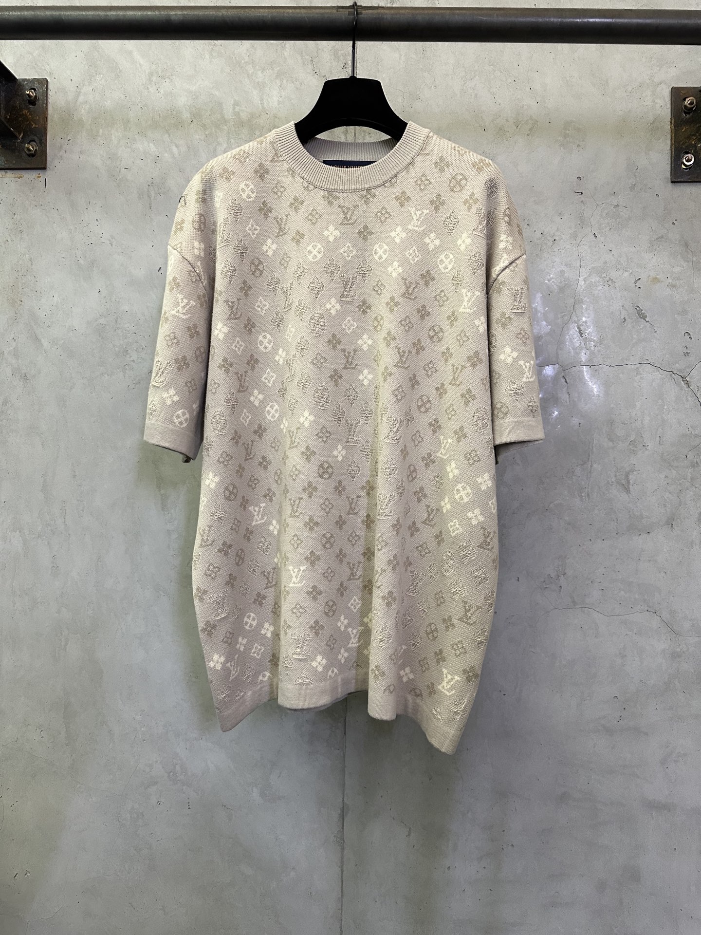 Louis Vuitton LOUIS VUITTON ss26 LV全幅提花针织短袖