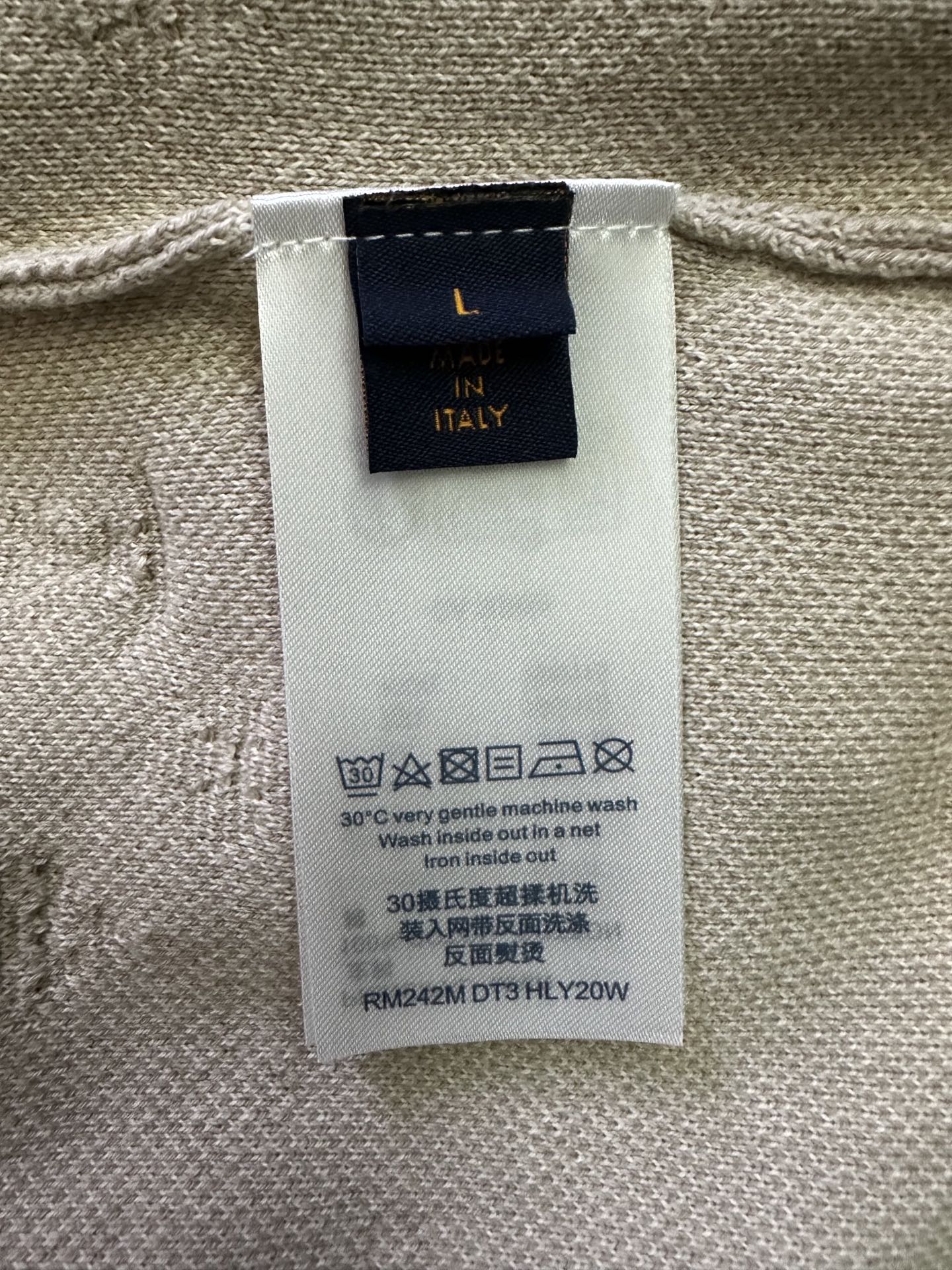 Louis Vuitton LOUIS VUITTON ss26 LV全幅提花针织短袖