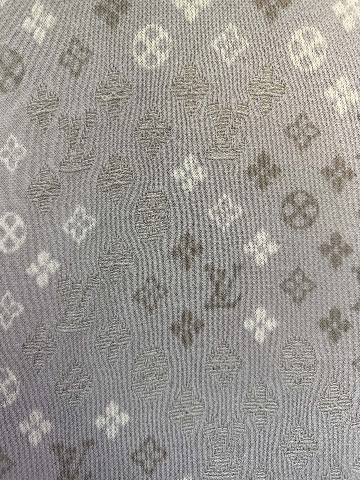 Louis Vuitton LOUIS VUITTON ss26 LV全幅提花针织短袖