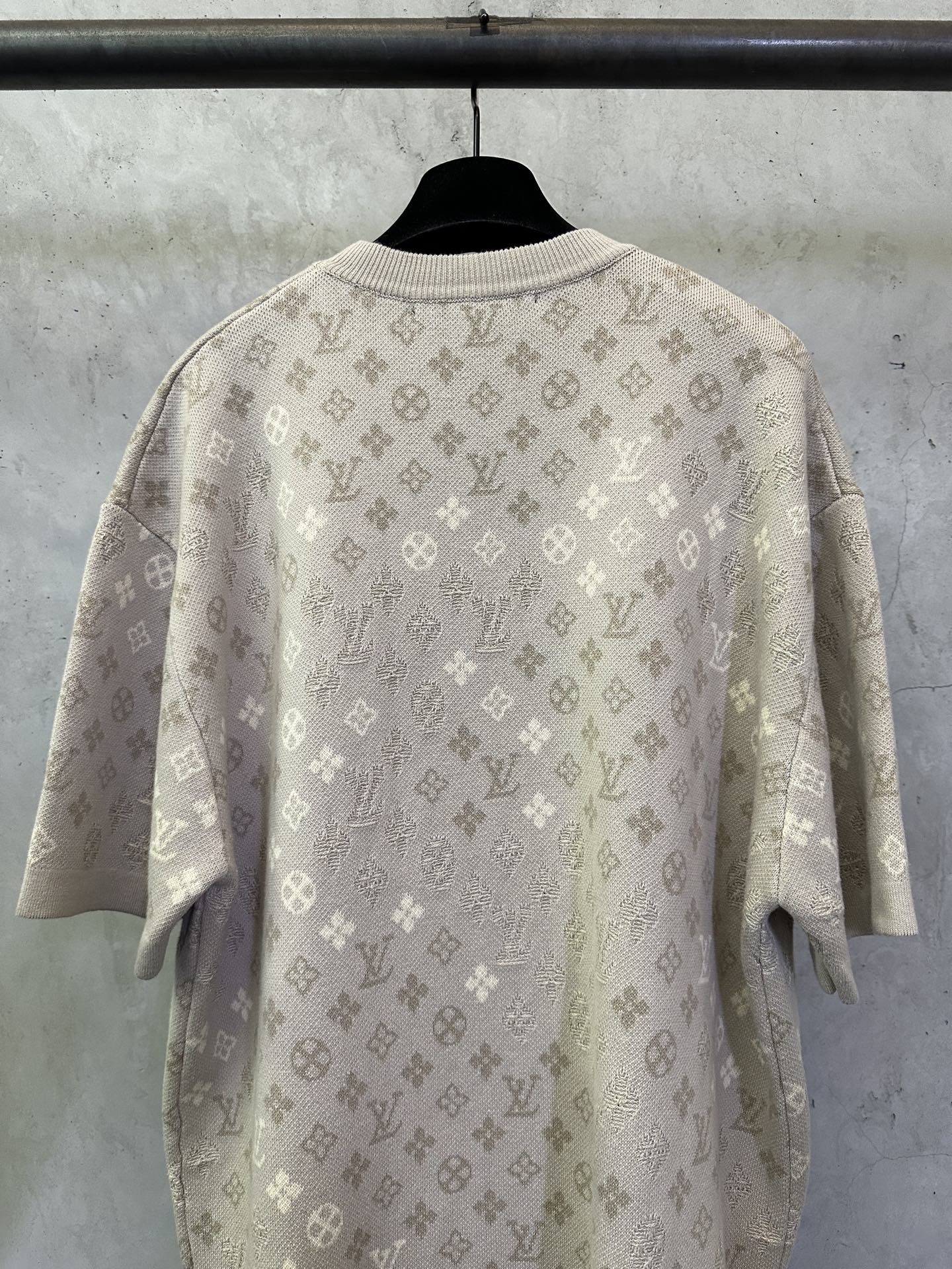 Louis Vuitton LOUIS VUITTON ss26 LV全幅提花针织短袖