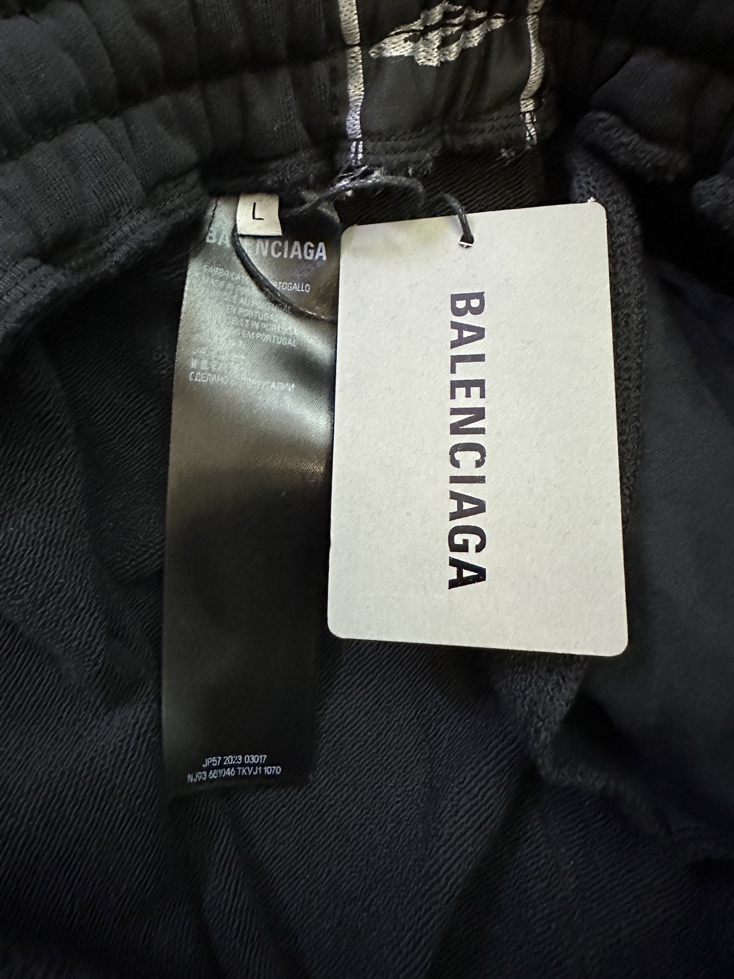 Balenciaga Balenciaga 巴黎世家 25ss 3m串标织带休闲运动裤