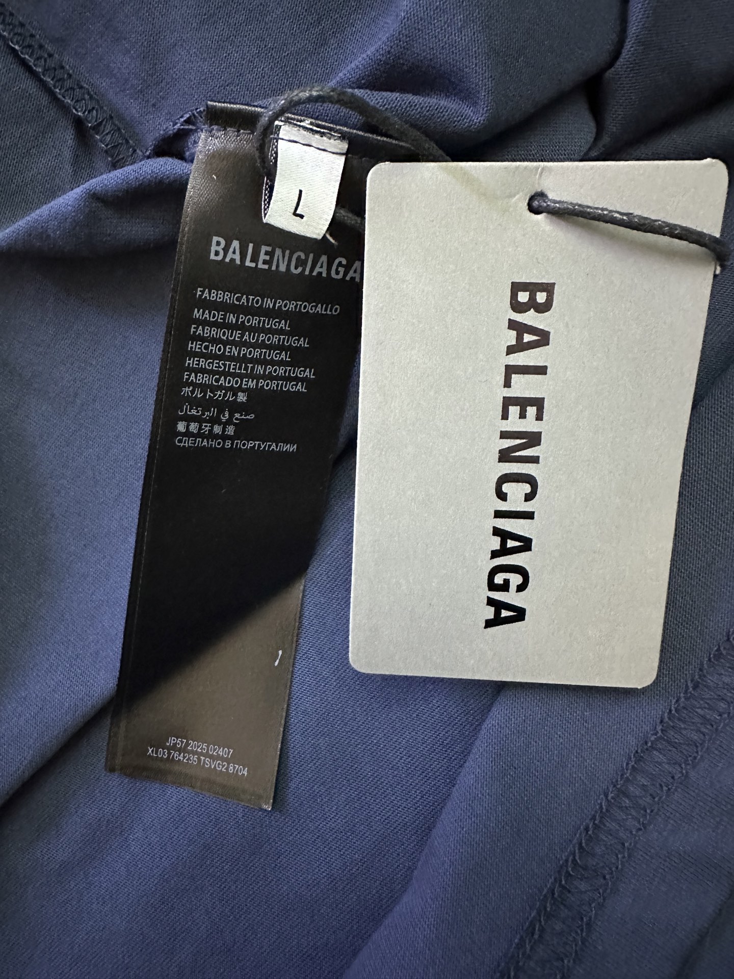 Balenciaga Balenciaga 巴黎世家 五颗星星标语印花 带笔签名短袖t恤