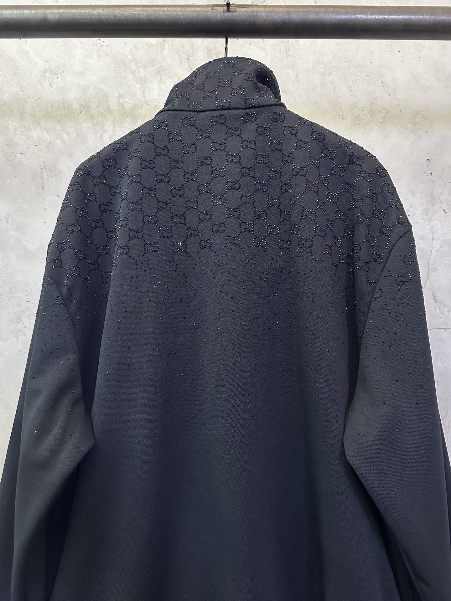 Gucci Gucci古驰 ss26烫钻拉链高领外套