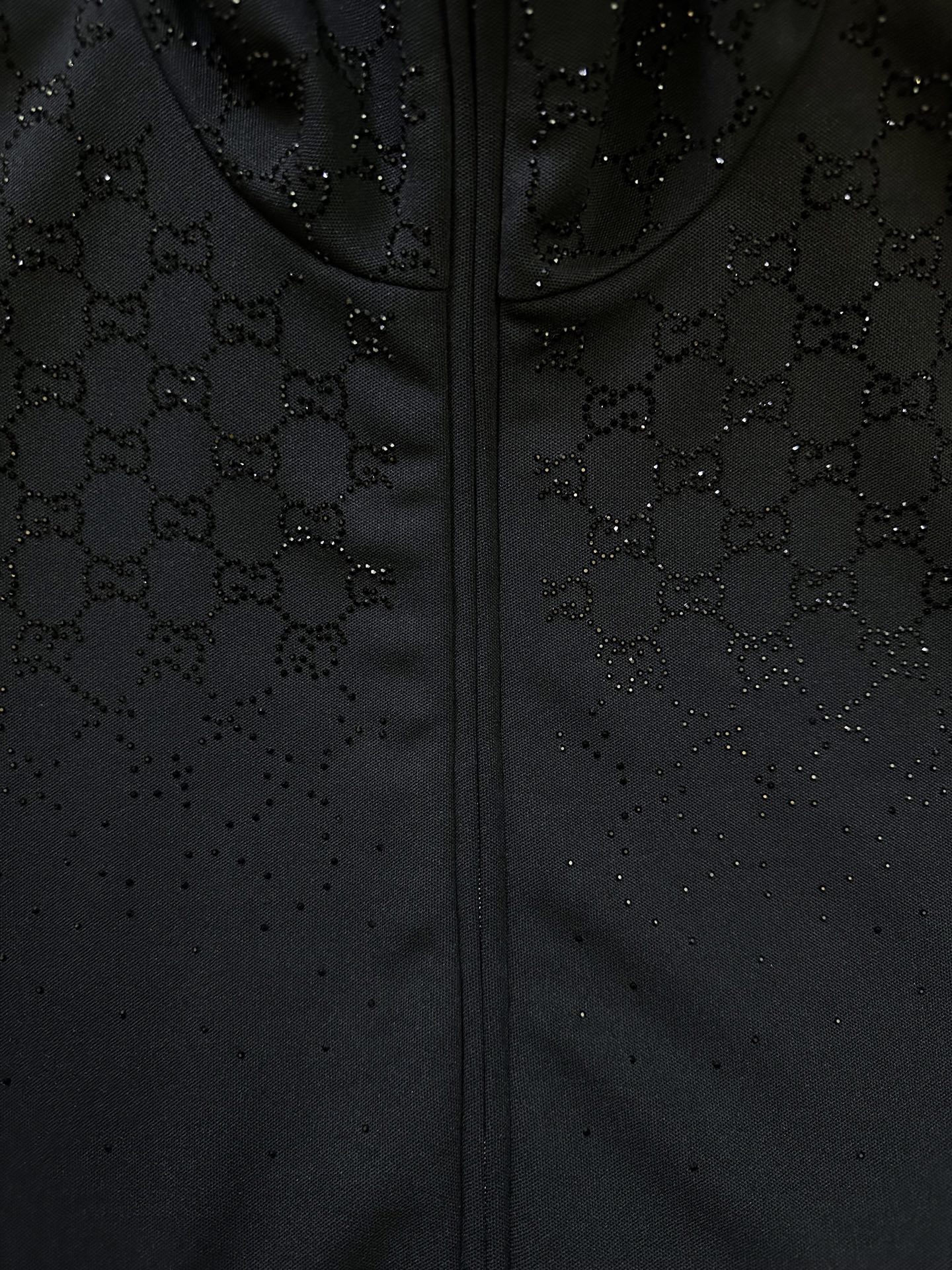 Gucci Gucci古驰 ss26烫钻拉链高领外套
