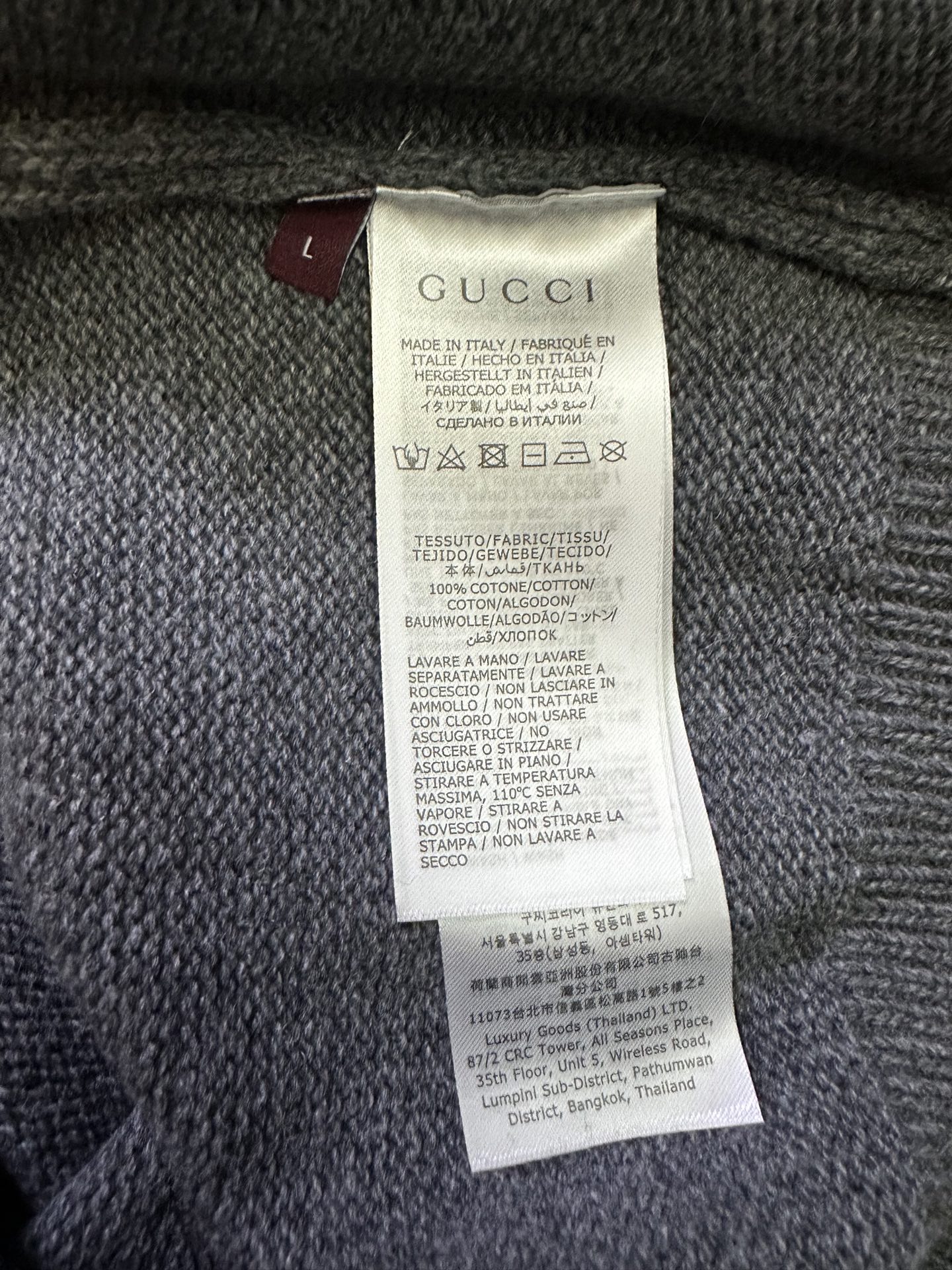 Gucci Gucci古驰 ss26 新年红灯笼双G刺绣针织衫