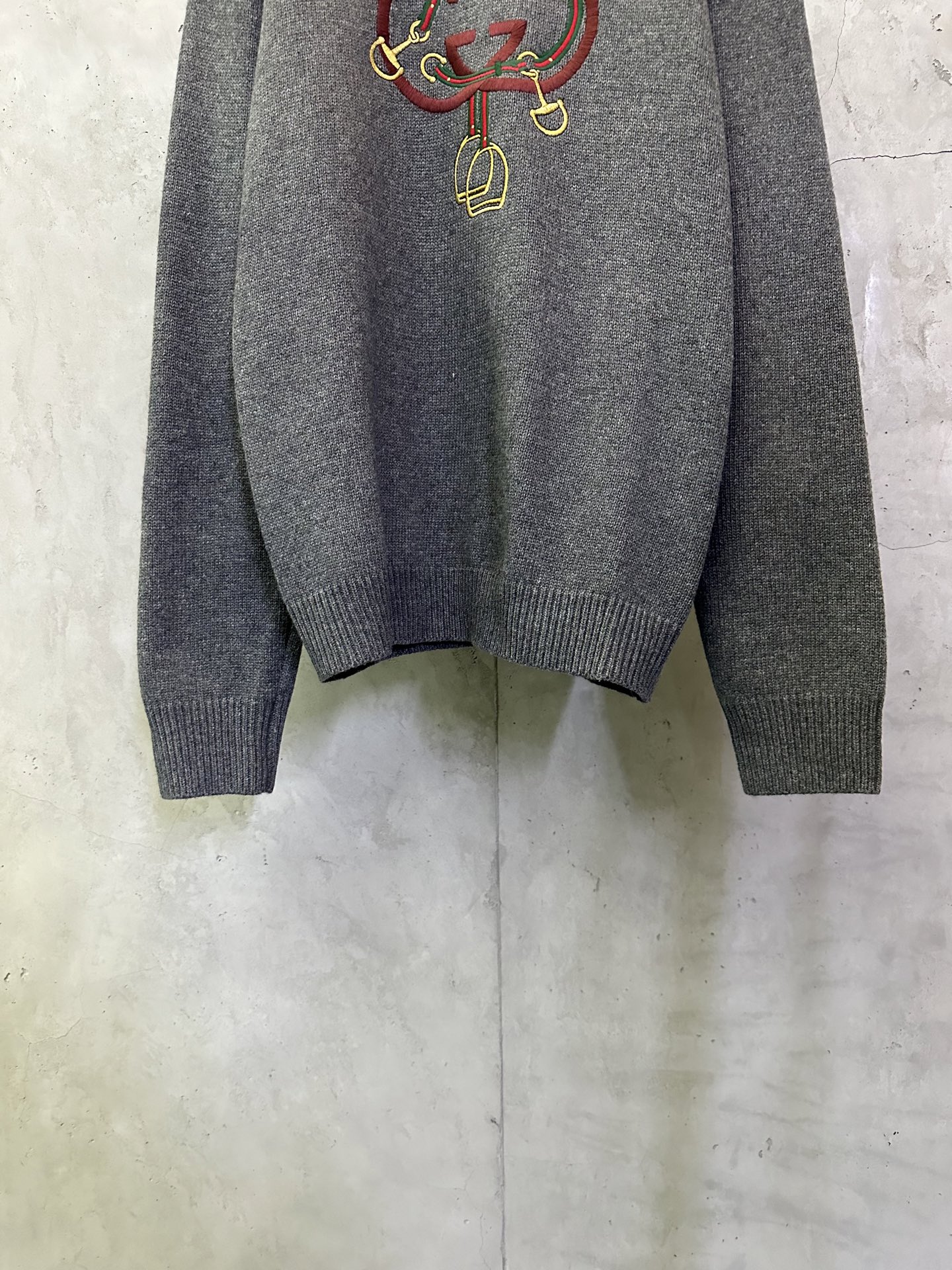 Gucci Gucci古驰 ss26 新年红灯笼双G刺绣针织衫