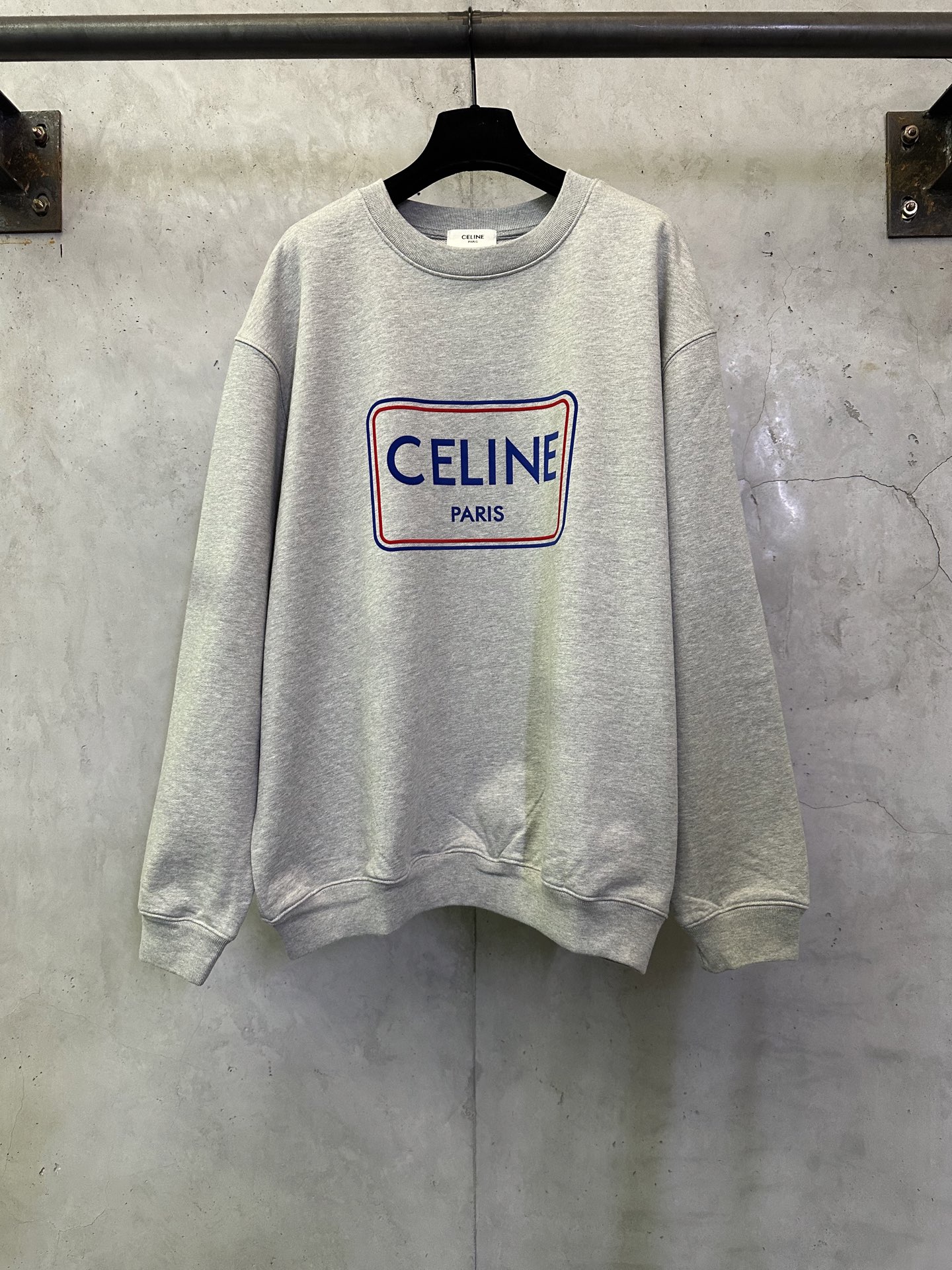 Celine Celine赛琳 ss26 字母拼色植绒印花卫衣