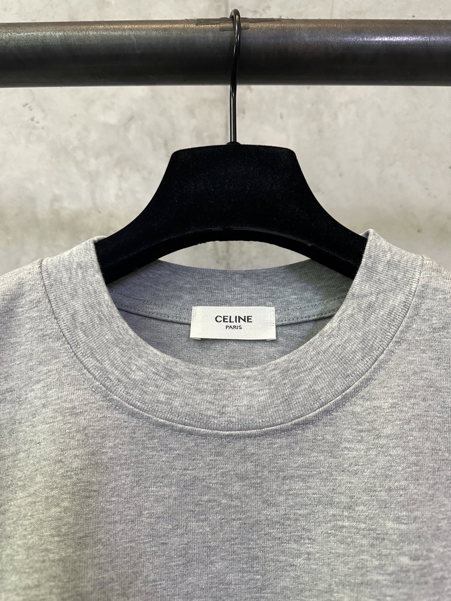 Celine Celine赛琳 ss26 字母拼色植绒印花短袖T恤