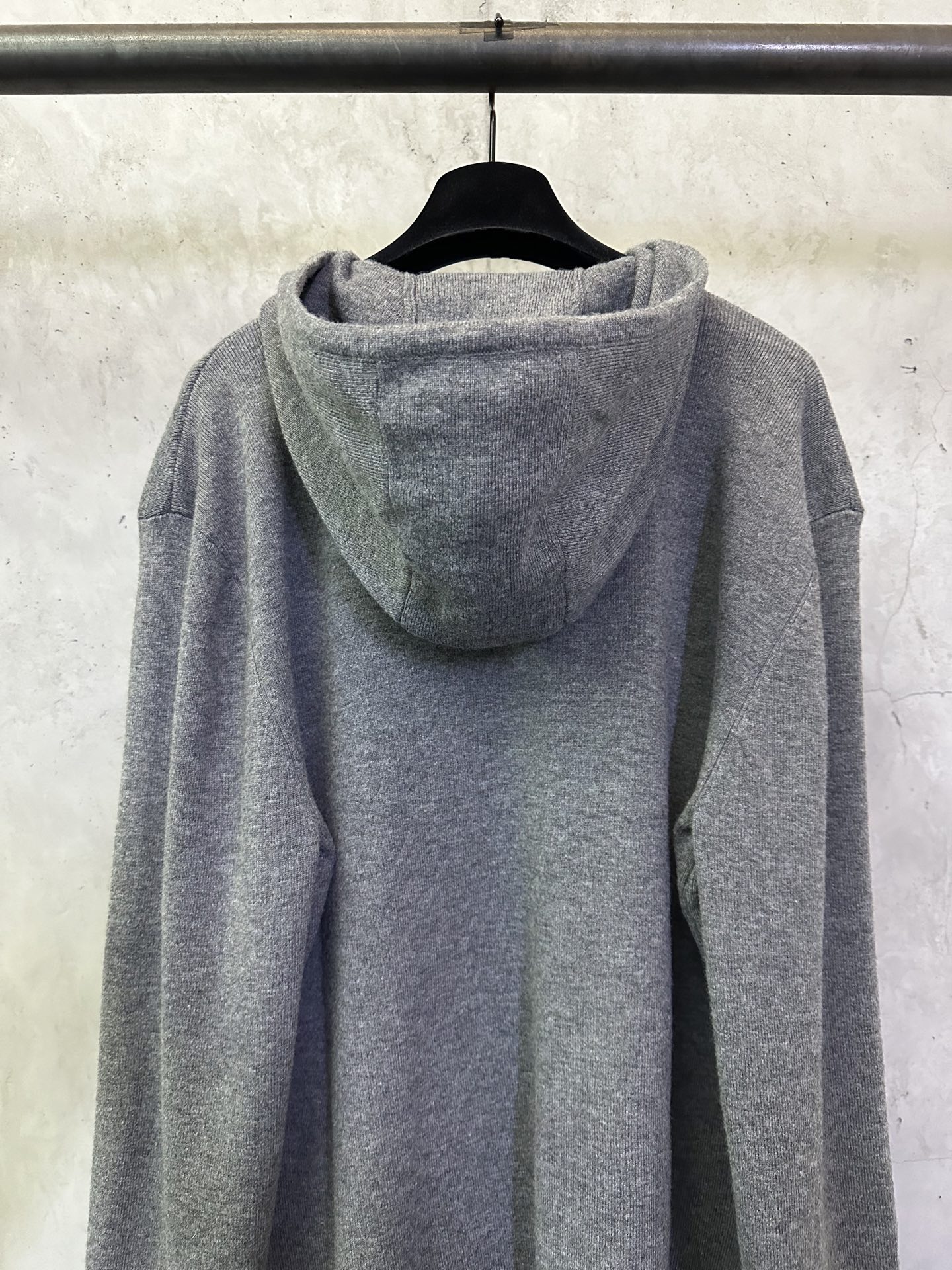 Burberry BURBERRY巴宝莉 25SS羊毛混纺拉链连帽刺绣外套