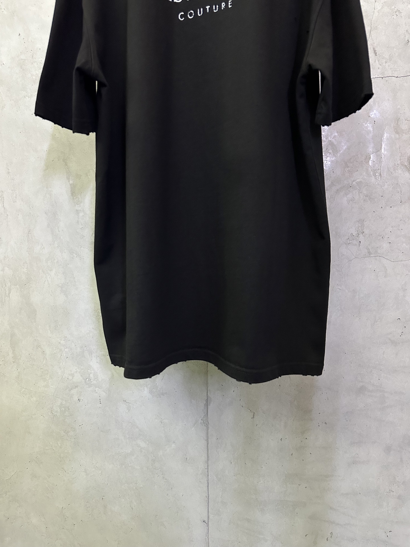 Dior Dior迪奥 26ss logo印花做破短袖T恤