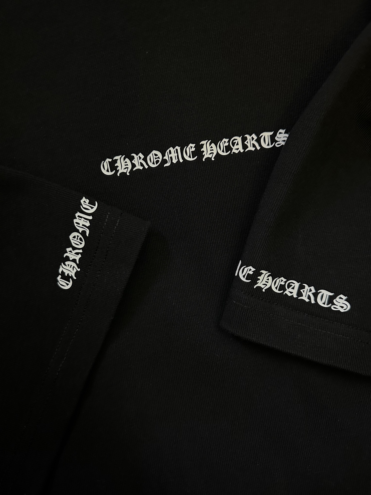 Chrome Hearts Chrome Hearts 克罗心 25ss Logo字母印花圆领短袖T恤