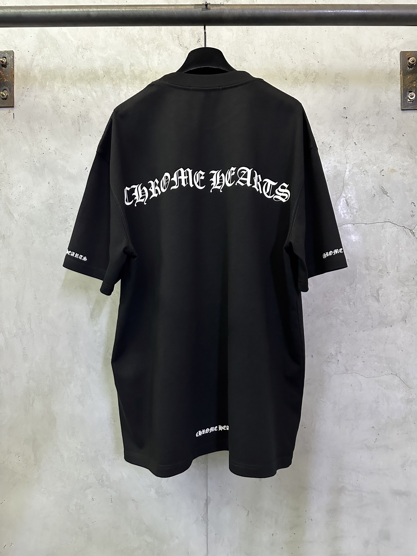 Chrome Hearts Chrome Hearts 克罗心 25ss Logo字母印花圆领短袖T恤
