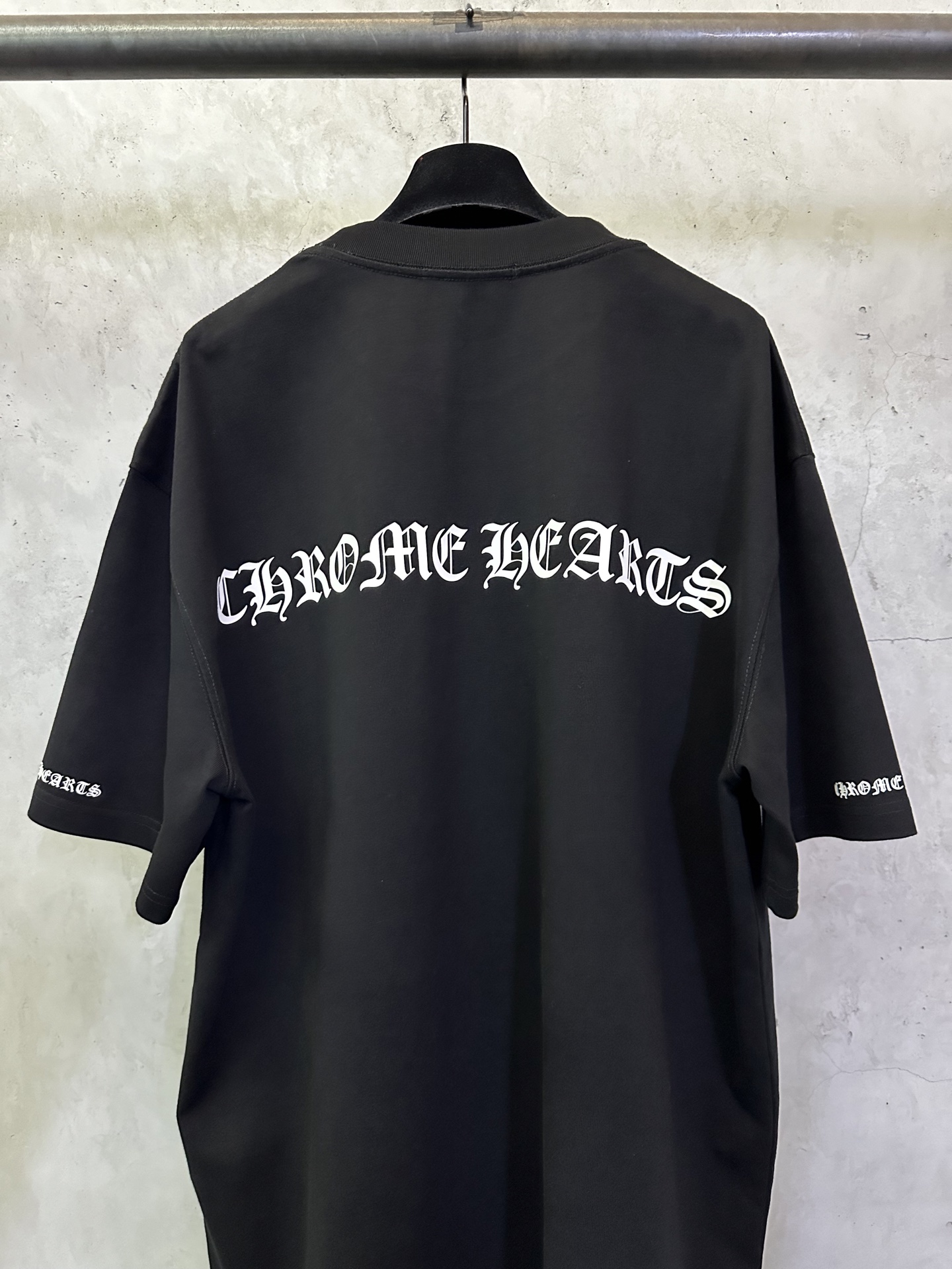 Chrome Hearts Chrome Hearts 克罗心 25ss Logo字母印花圆领短袖T恤