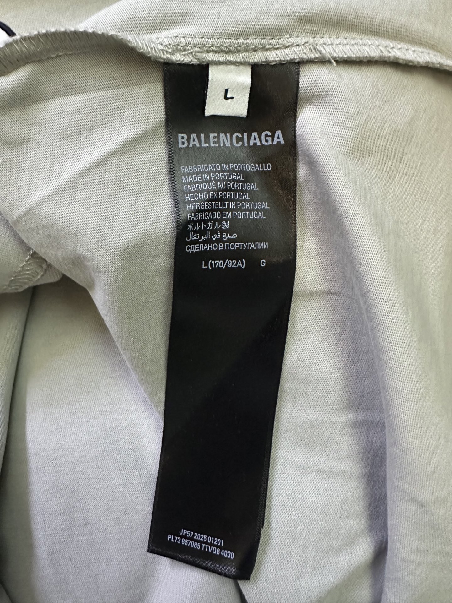 Balenciaga Balenciaga 巴黎世家 FW25 FOOTBALL系列3m刺绣V领落肩足球衣长袖t恤