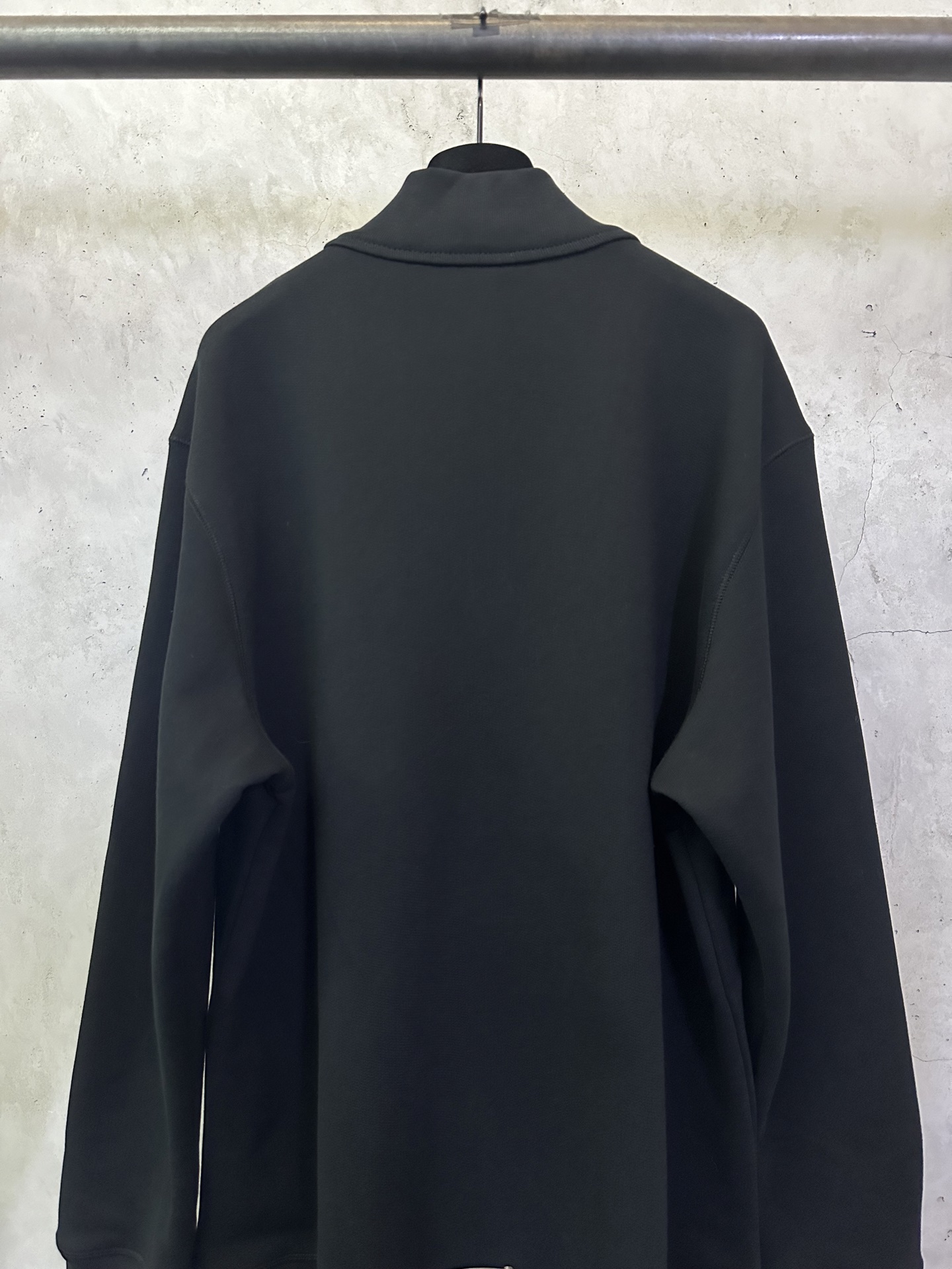 Chrome Hearts Chrome Hearts克罗心 25SS 贴皮十字半拉链长袖卫衣