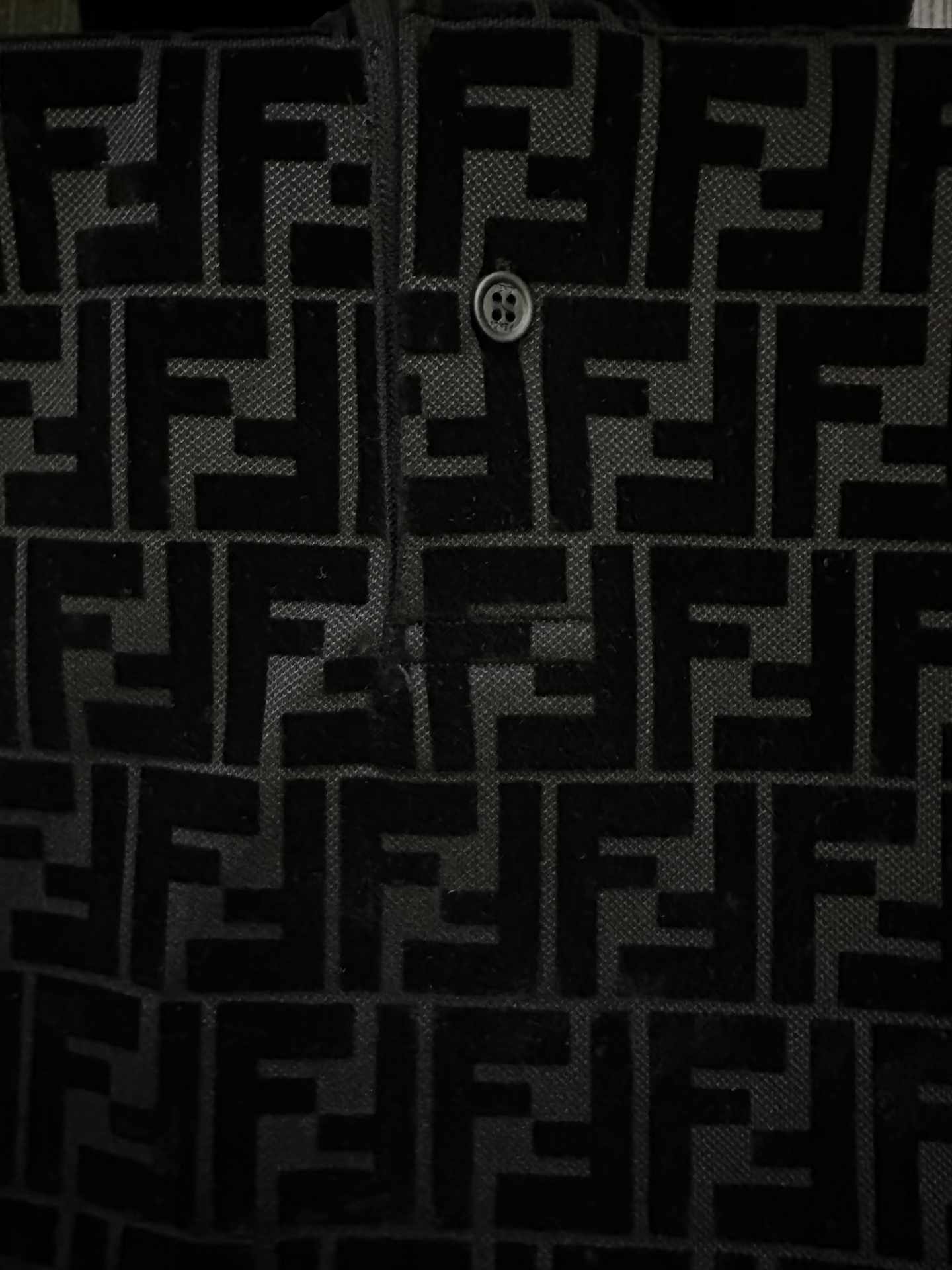 Fendi FENDI芬迪 丝光植绒POLO衫