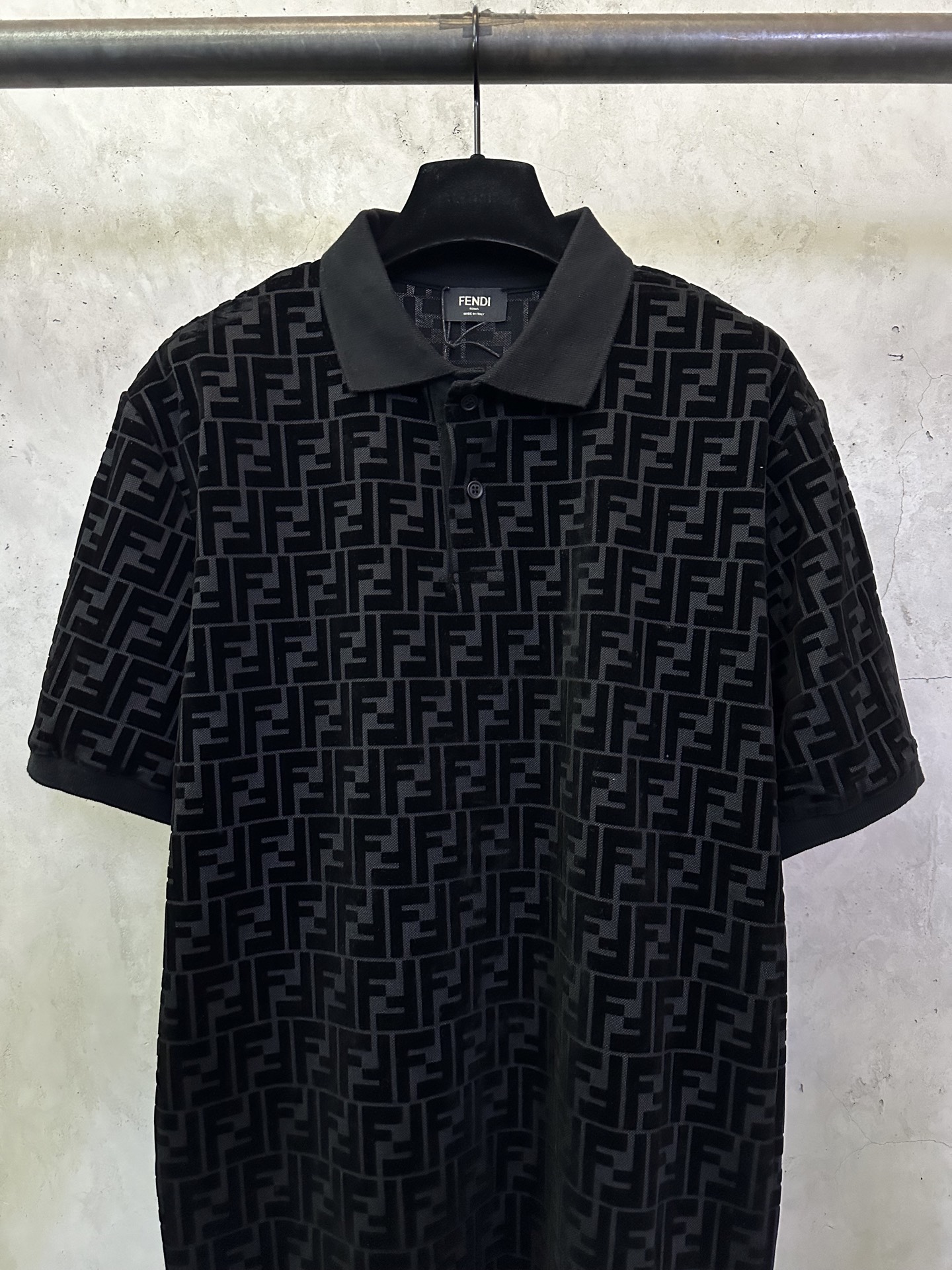 Fendi FENDI芬迪 丝光植绒POLO衫