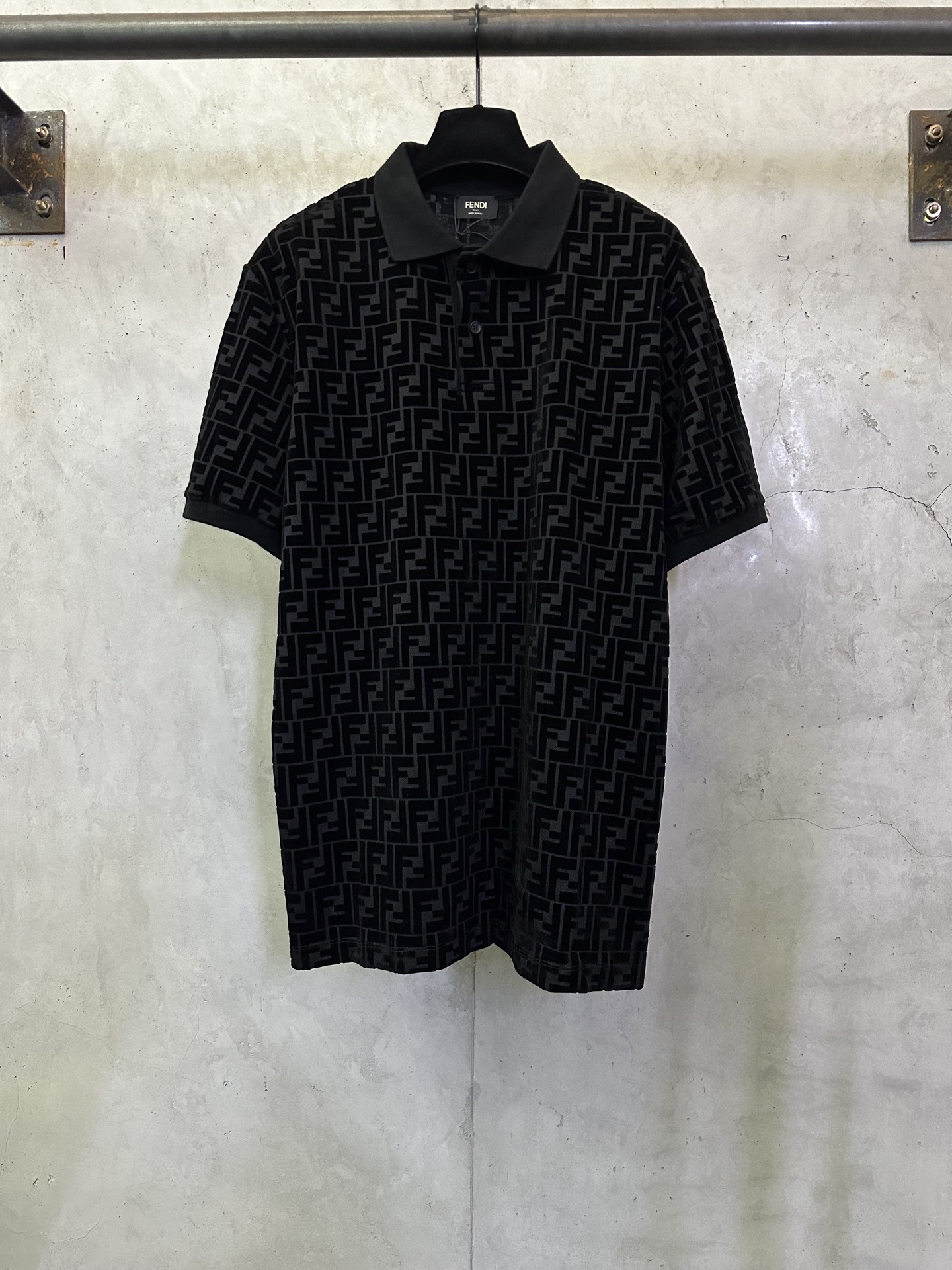 Fendi FENDI芬迪 丝光植绒POLO衫