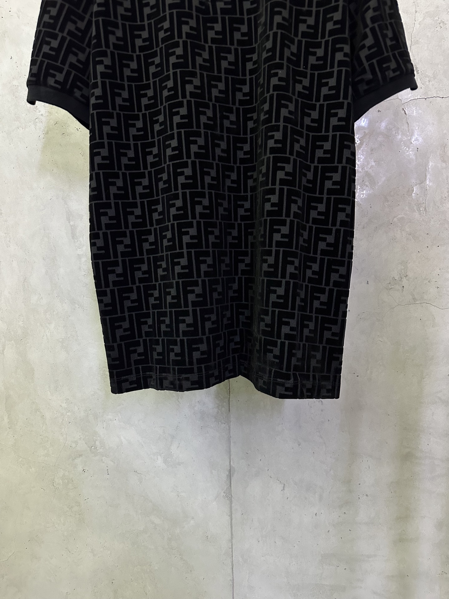 Fendi FENDI芬迪 丝光植绒POLO衫