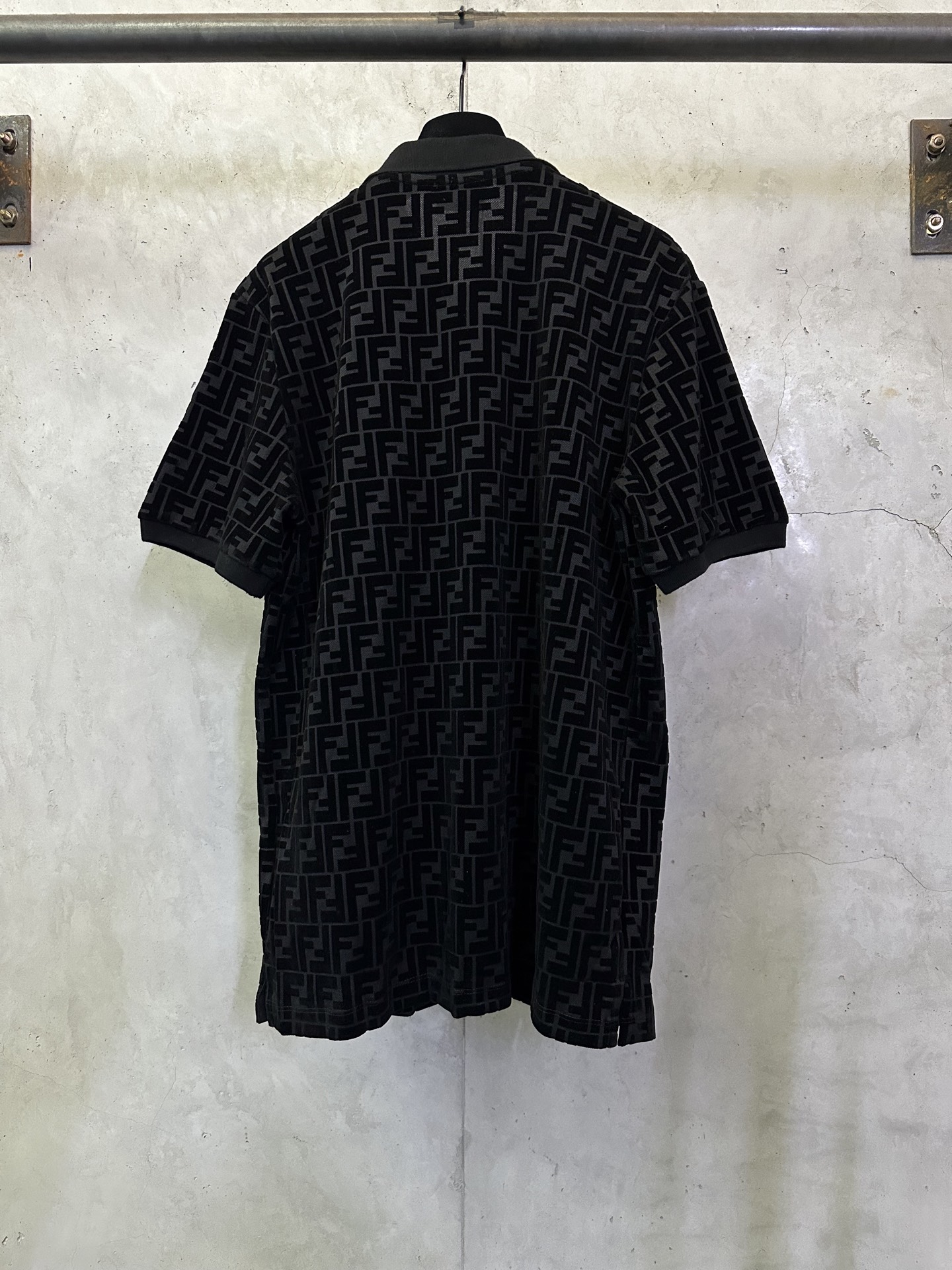 Fendi FENDI芬迪 丝光植绒POLO衫