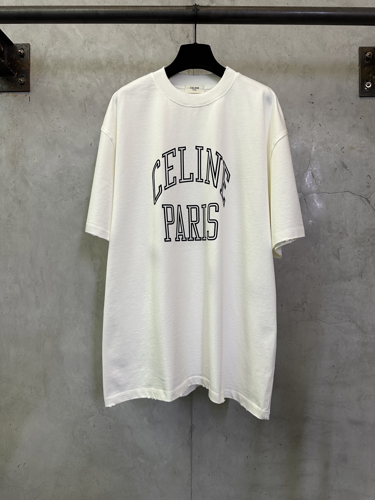 Celine CELINE赛琳 26ss 植绒字母短袖T恤