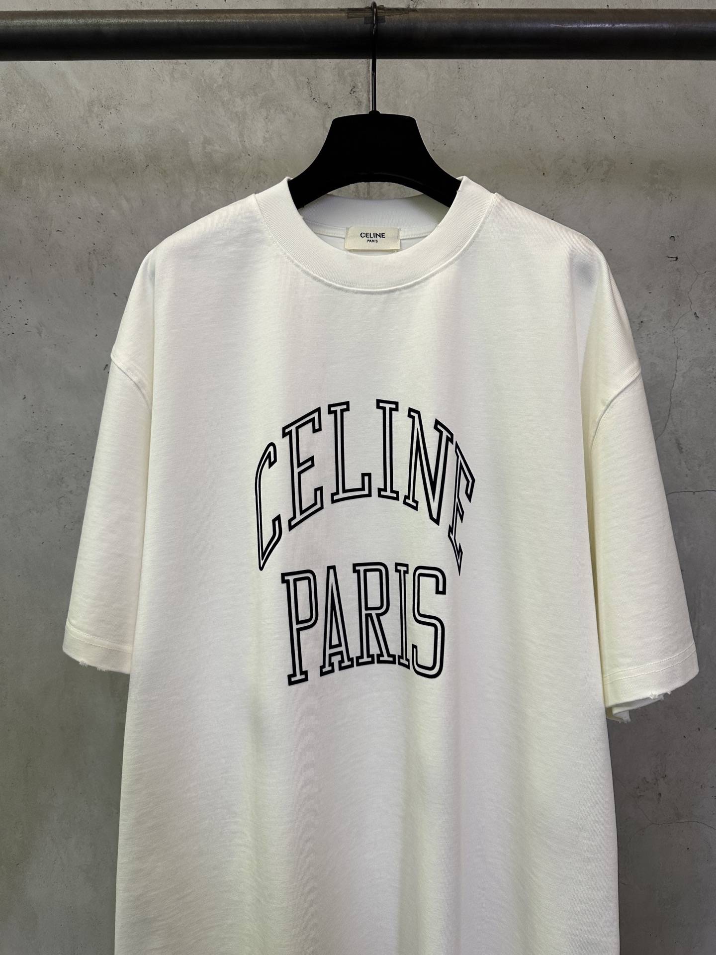 Celine CELINE赛琳 26ss 植绒字母短袖T恤