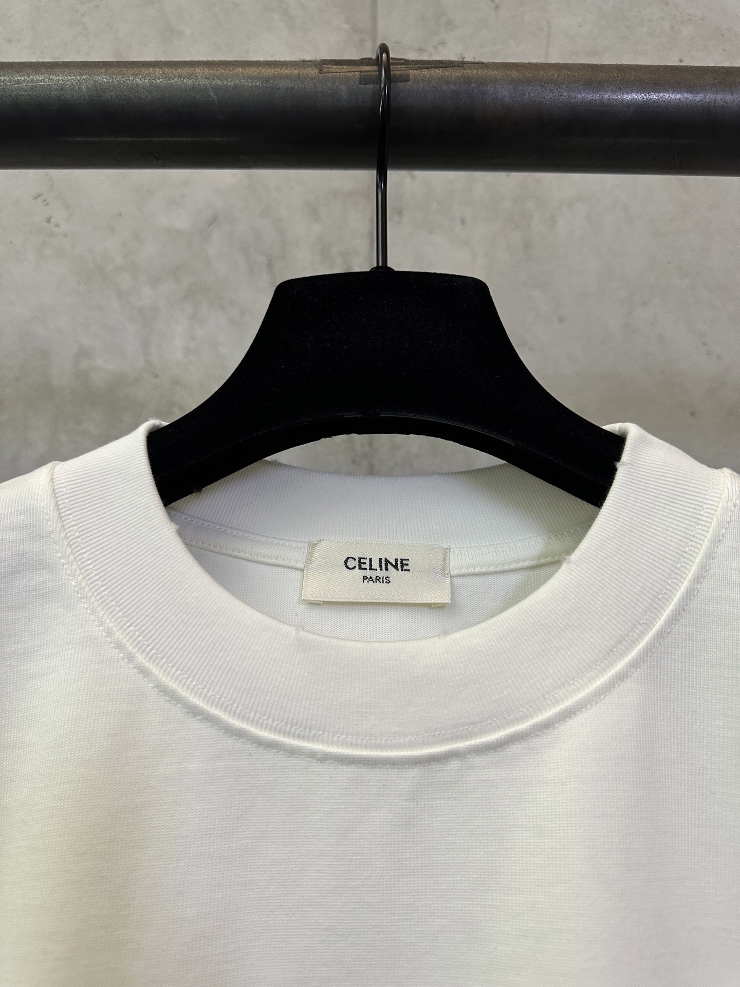 Celine CELINE赛琳 26ss 植绒字母短袖T恤